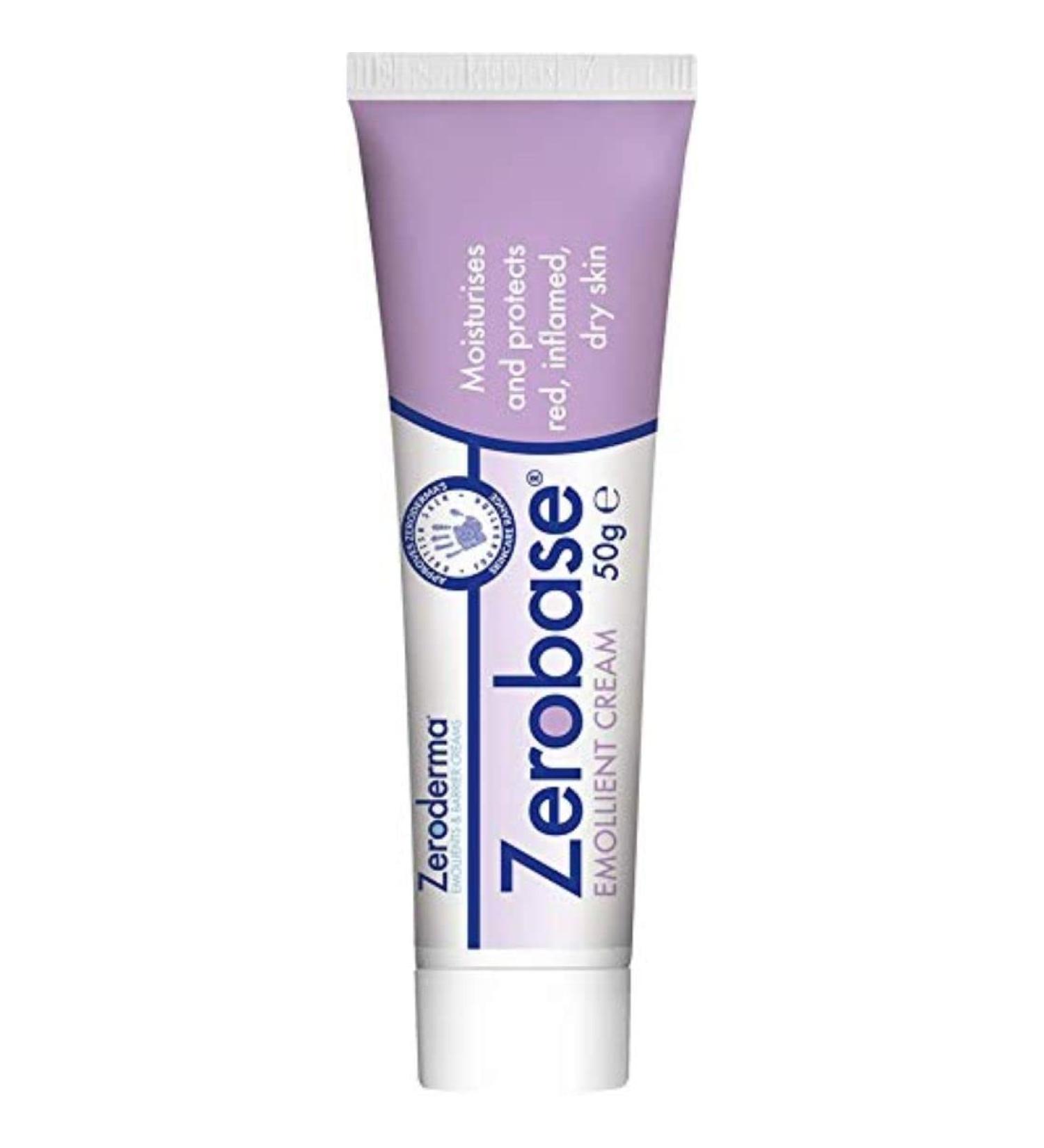Zeroderma Zerobase Emollient Cream 50g - Moisturizing and Protecting Dry Skin - Buy Online on GoSupps.com