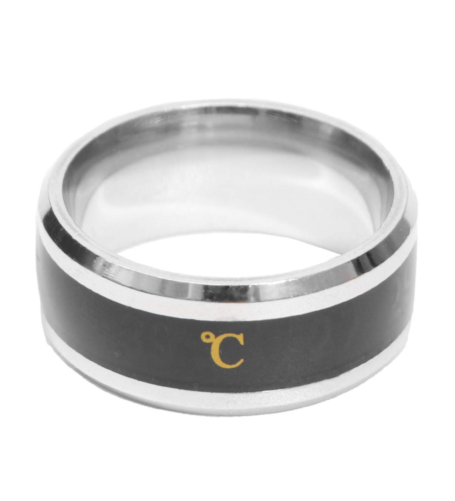 Holibanna Mood Changing Temperature Ring | Couples' Finger Ring for Men | Unique Emotion Jewelry for Birthdays & Special Occasions - Buy Online on GoSupps.com