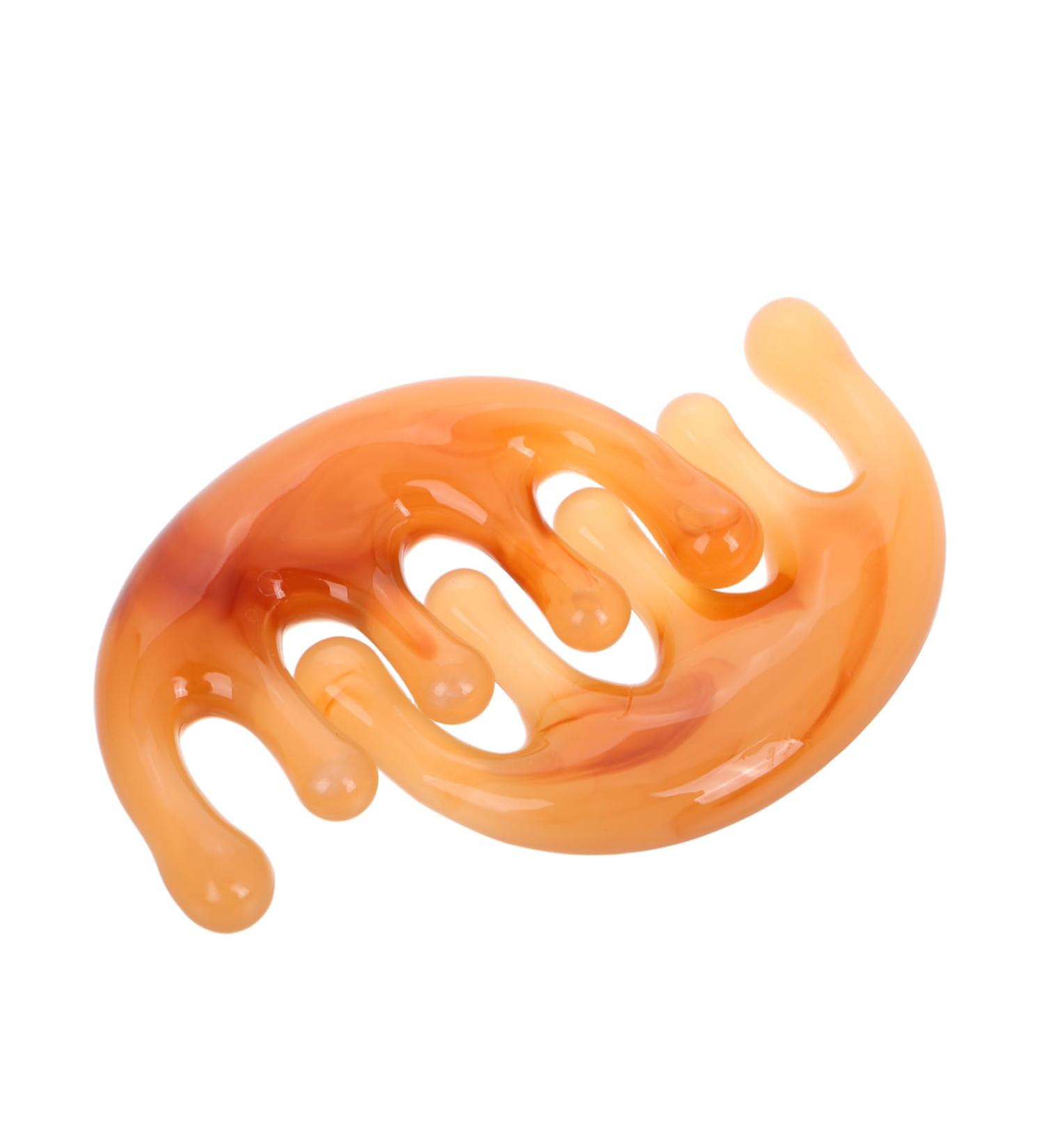 2 Pi ces Peigne m ridien grattoir cheveux gratte-t te massage de la t te peigne gua sha pour le cuir chevelu stimulateur du cuir chevelu Masseur de cou r sine Coffee - Buy Online on GoSupps.com
