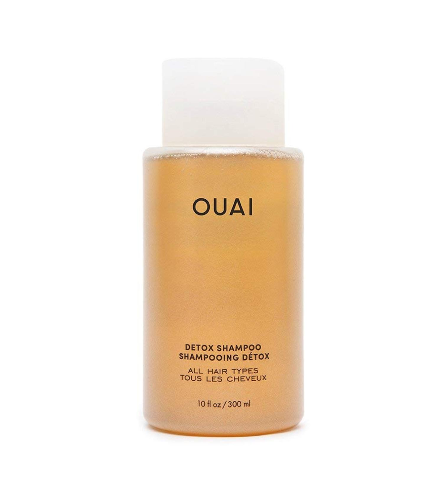 OUAI Detox Shampoo - Clarifying Cleanse for Dirt, Oil & Hard Water Buildup - 10 oz - Super Clean, Soft, and Refreshed Locks - Buy Online on GoSupps.com