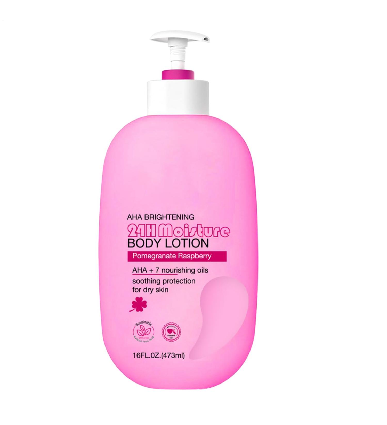 Body Cream Skin Lotion Moisturizing Care Formula Non Greasy Hydrating Solution with Smooth Texture Skincare Product for Women Adults Dry Skin Home Apartment School Use Pink verwijzen naar de beschrijving - Buy Online on GoSupps.com