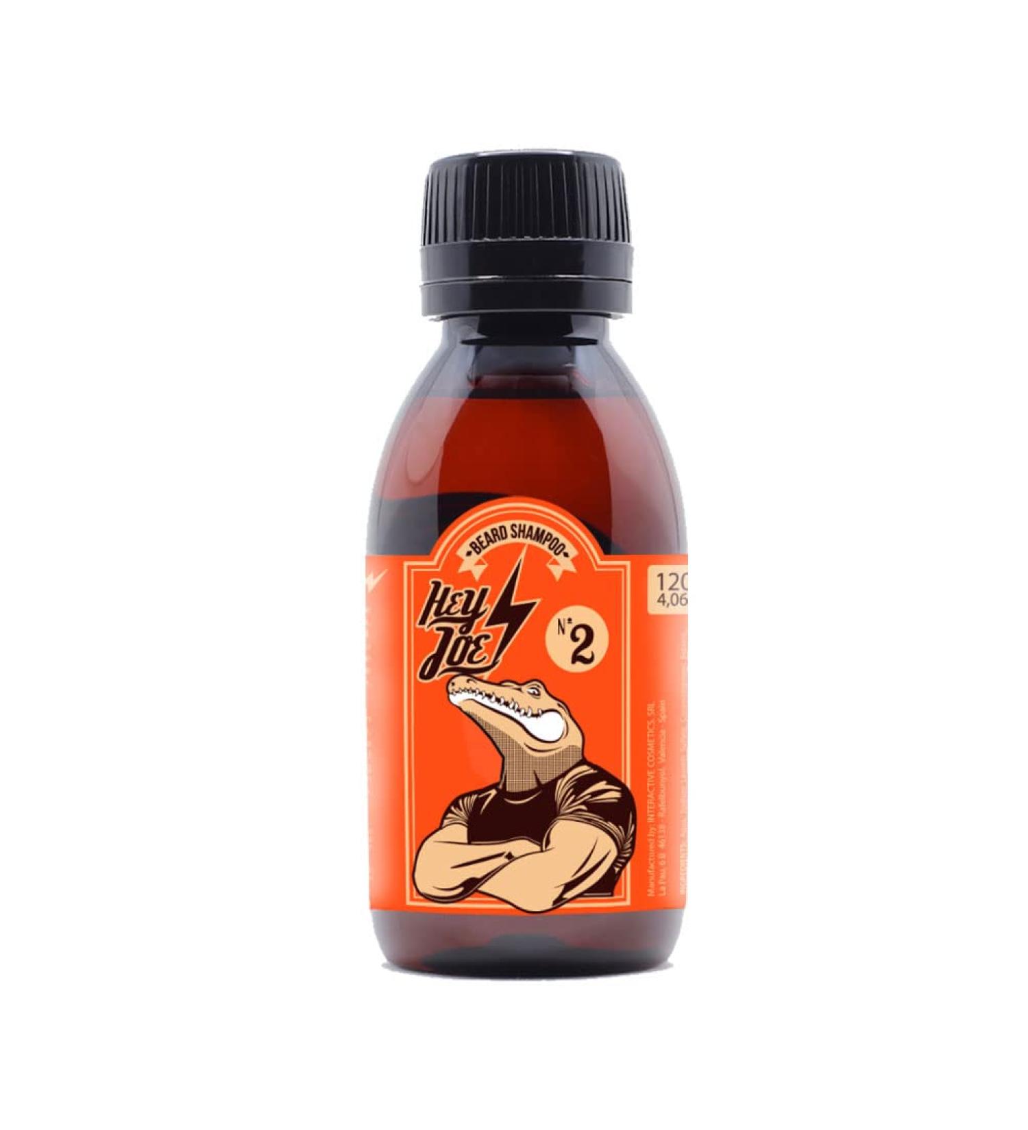 HEY JOE! - Beard Shampoo No. 2 | Mandarin Red Beard Shampoo 120 ml - Buy Online on GoSupps.com