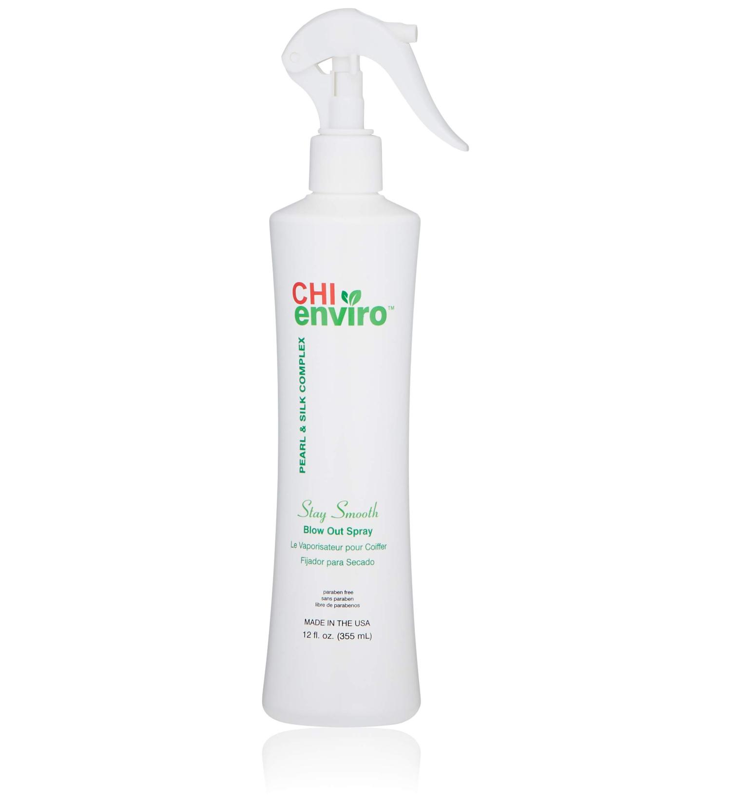 Chi Enviro Stay Smooth Blow Out Spray - Pearl and Silk Complex - 12 Fl Oz - Buy Online on GoSupps.com