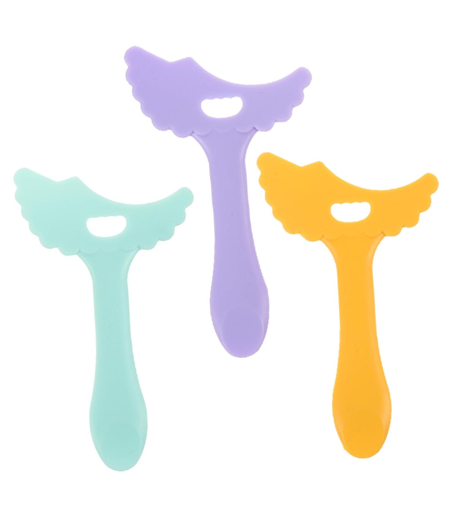 Angoily 3 pcs Stencils for Aid Multi-functional Women Tool Eyeliner Eyeshadow Reusable Eye Girl Silicone - Buy Online on GoSupps.com