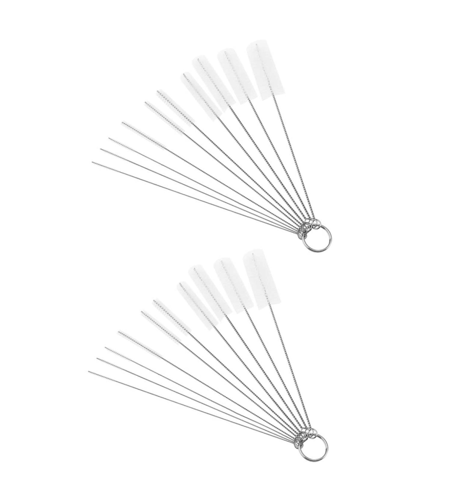 Buy Gleavi 20th Multifunctional Cleaning Brush | Nylon & Stainless Steel - Ideal for Water Bottles Keyboards Pipes & Glass - Buy Online on GoSupps.com