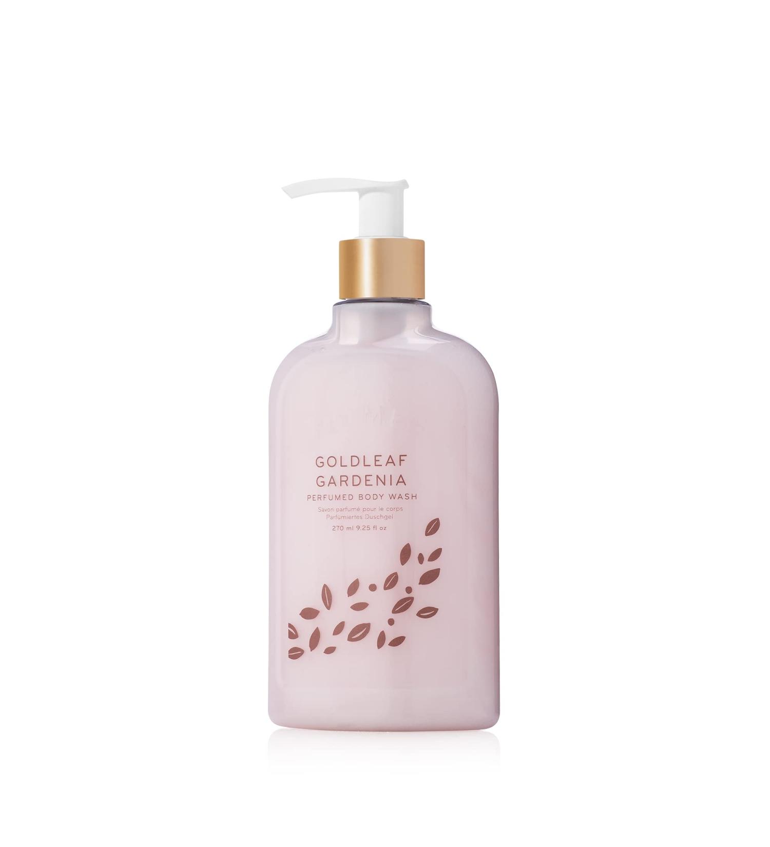 Thymes Goldleaf Gardenia Perfumed Body Wash - Luxury Floral Shower Gel for Women - 9.25 oz - Buy Online on GoSupps.com