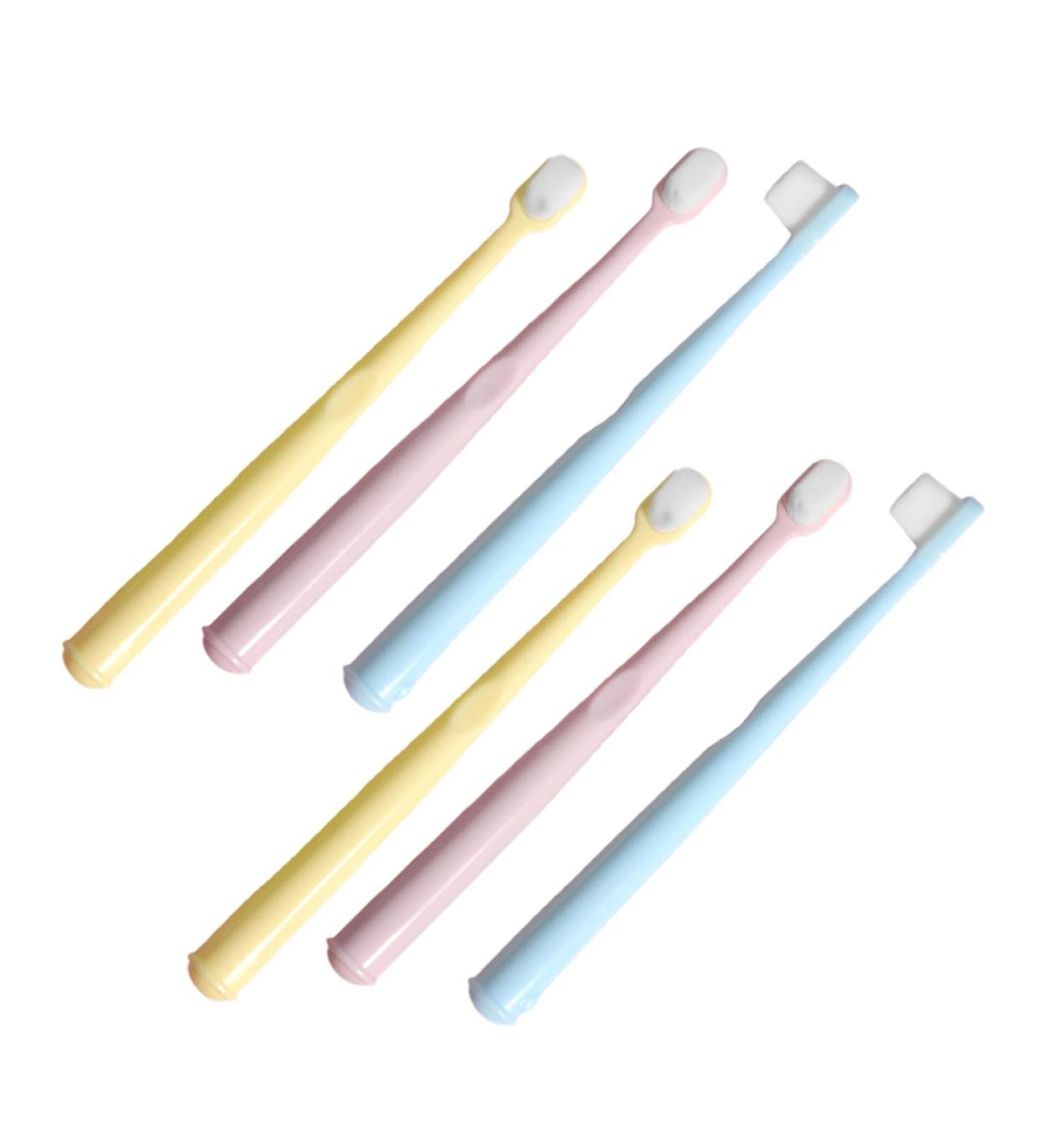 Buifulsic Toddler Toothbrush Soft & Safe 6th Children's Tooth Cleaning Tool with Dental Floss & Camping Bag Perfect for Little Smiles - Buy Online on GoSupps.com