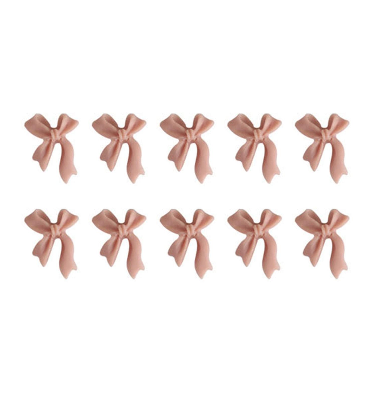VONNST Nail Decorations 10pcs/set Bows Charm Matte Bowknot Art 3D Bows Art Decorations Colorful Bows Jewelry - Buy Online on GoSupps.com