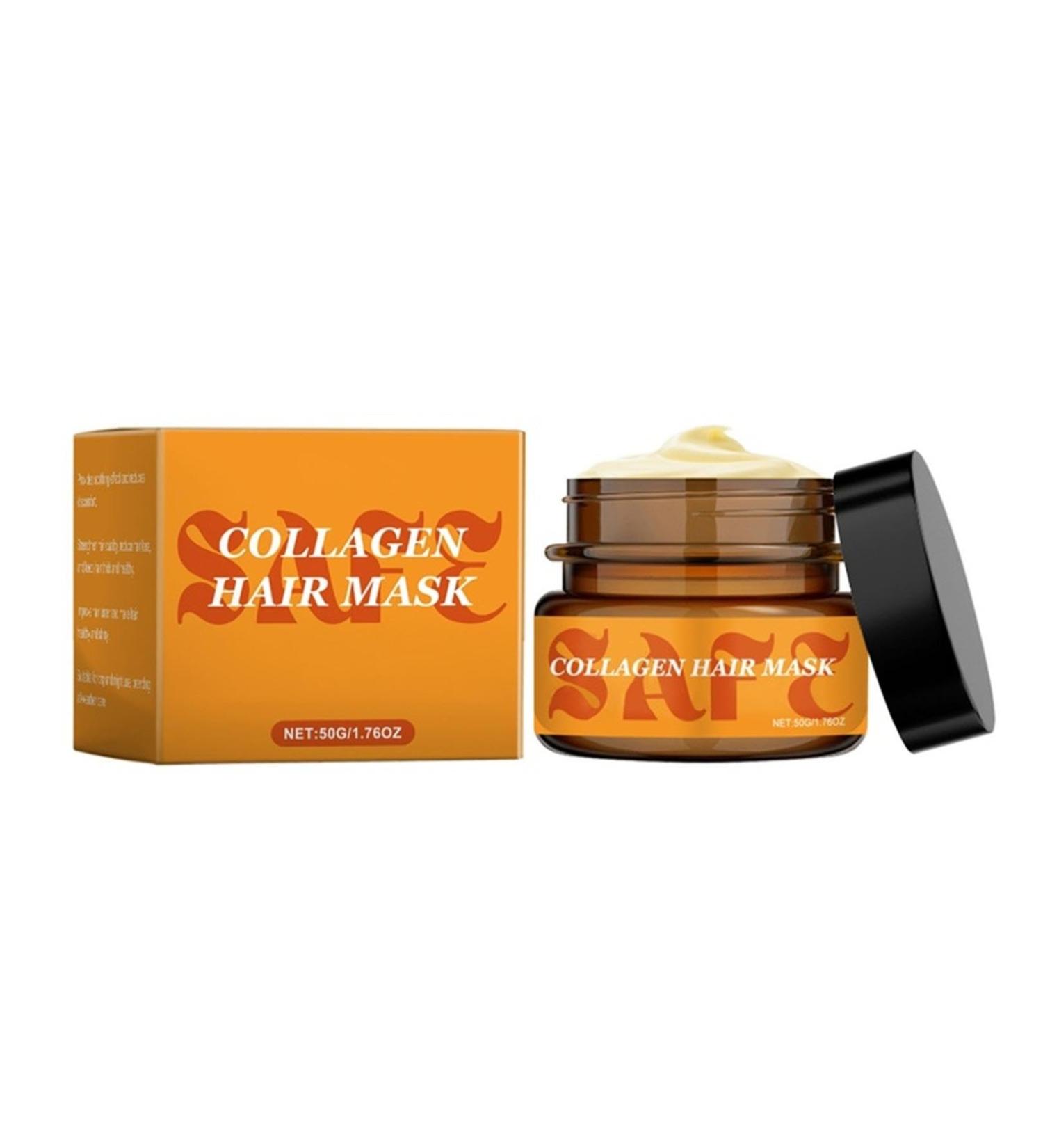 Masque capillaire au collag ne pour cheveux avec du beurre de karit de l'extrait de graines de caf et de l'huile de noyau d'argania spinosa pour cheveux lisses soulage les frisottis et les n uds - Buy Online on GoSupps.com
