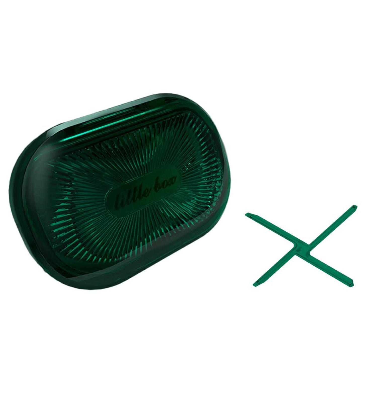 dijiusidy Portable Dental Case Braces Storage Box Seal with Partition Dust-proof Cotton Swab Holder for Travel Home Business Green L L Green - Buy Online on GoSupps.com