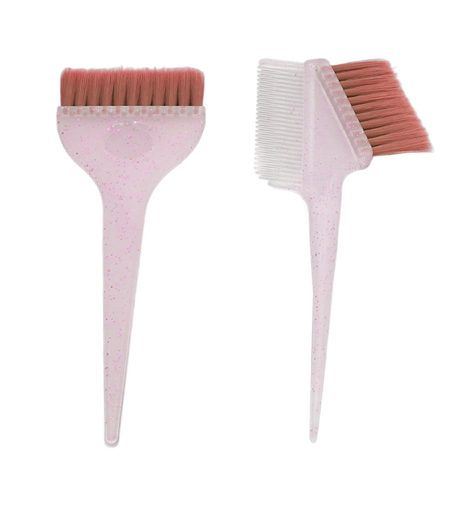Hair Dye Brush Double Sided Dye Brush Portable for Home (Pink) - Buy Online on GoSupps.com