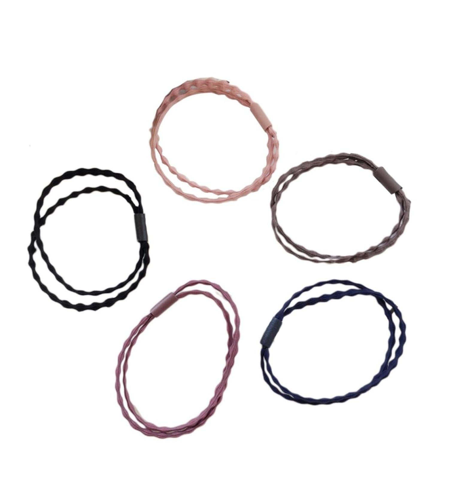 Amosfun Elastic Hair Bands Elastic Hair Ties Hair Bands Ties Hair Accessories Ponytail Holders Double Strand Hair Rope - Buy Online on GoSupps.com