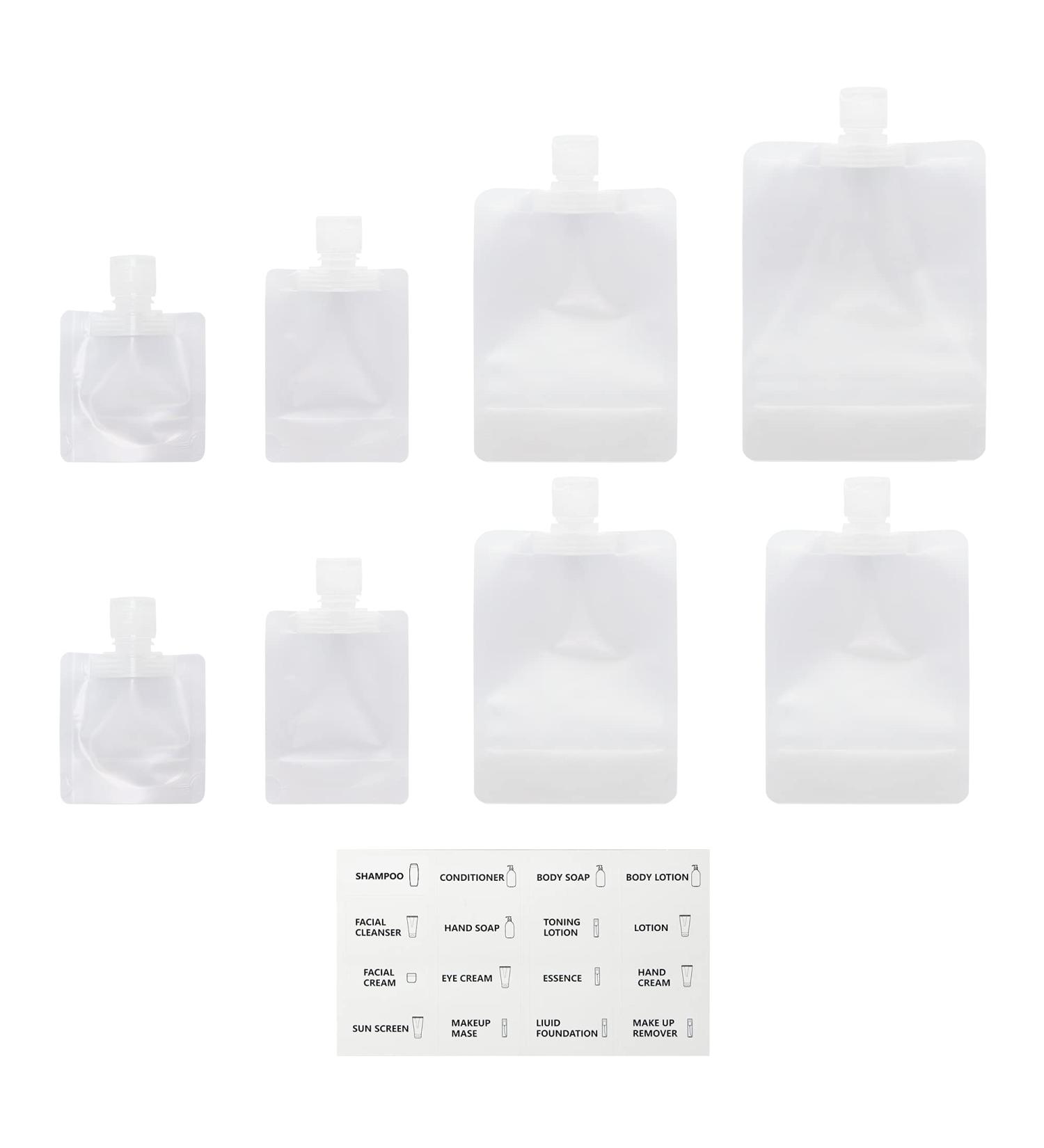 RIIEYOCA Portable Travel Liquid Clear Plastic Empty Packaging Bag - Perfect for Travel TSA-Approved Versatile Use - Buy Online on GoSupps.com