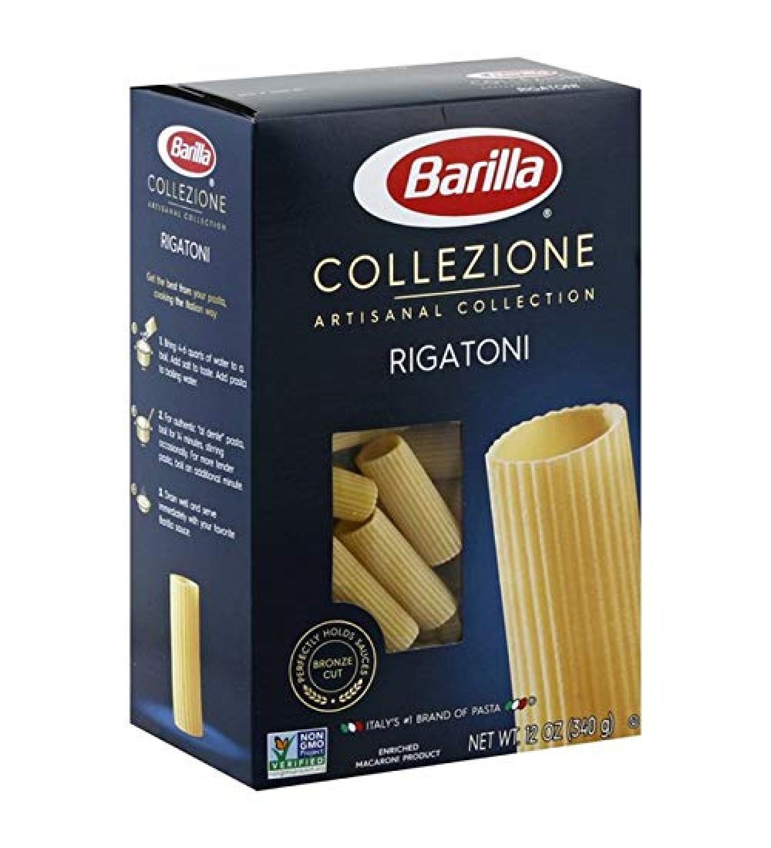 Ducomi Barilla Rigatoni 2 kg Semolina Noodles with Premium Ingredients to Always Be Good Daily Irresistible Quality 2 kg Pack 4 x 500 g (Rigatoni)