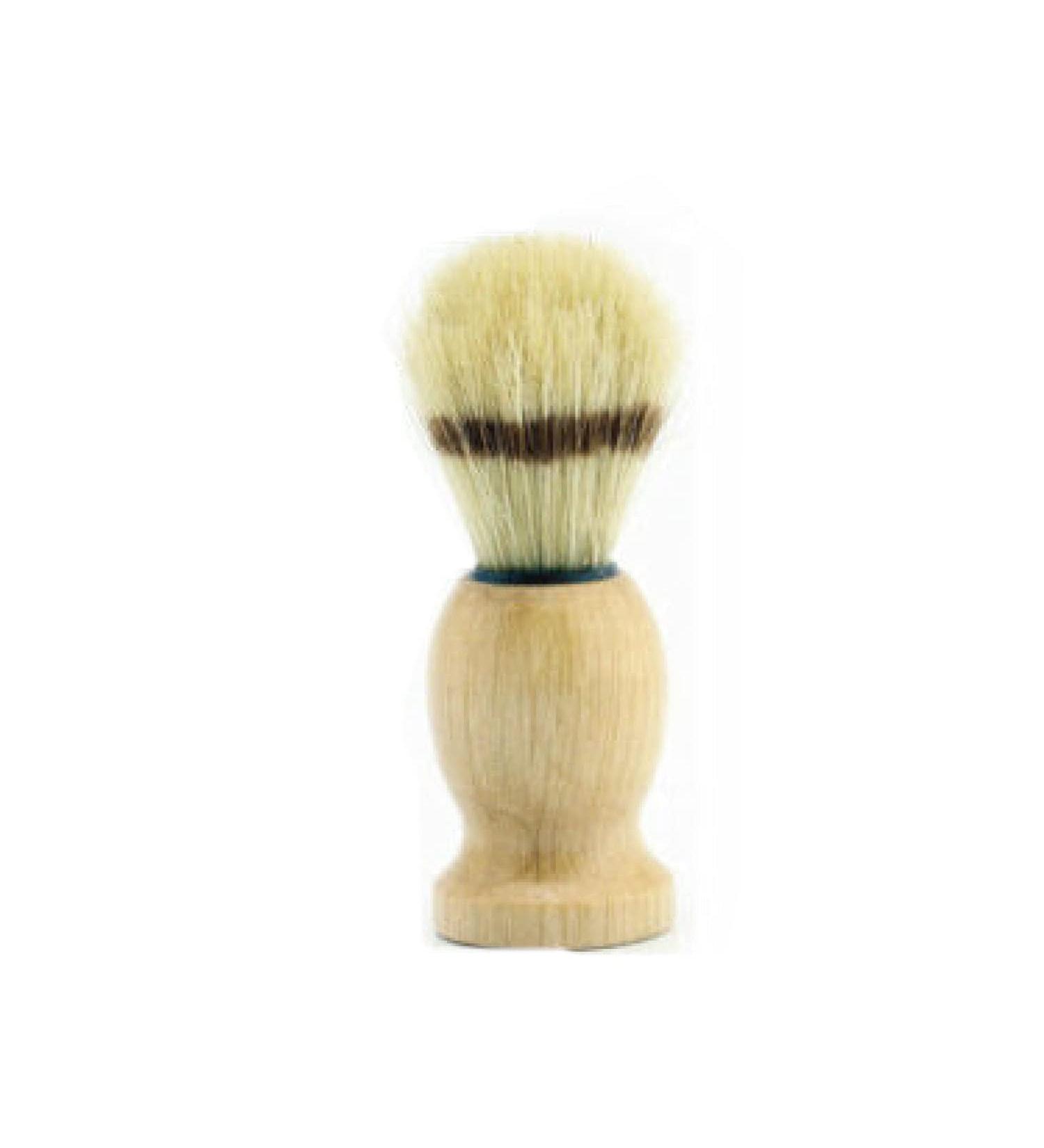 Premium 100mm Badger Hair Shaving Brush with Wooden Handle - Barber Salon Tool for Ultimate Shaving Experience | International Shipping Available - Buy Online on GoSupps.com