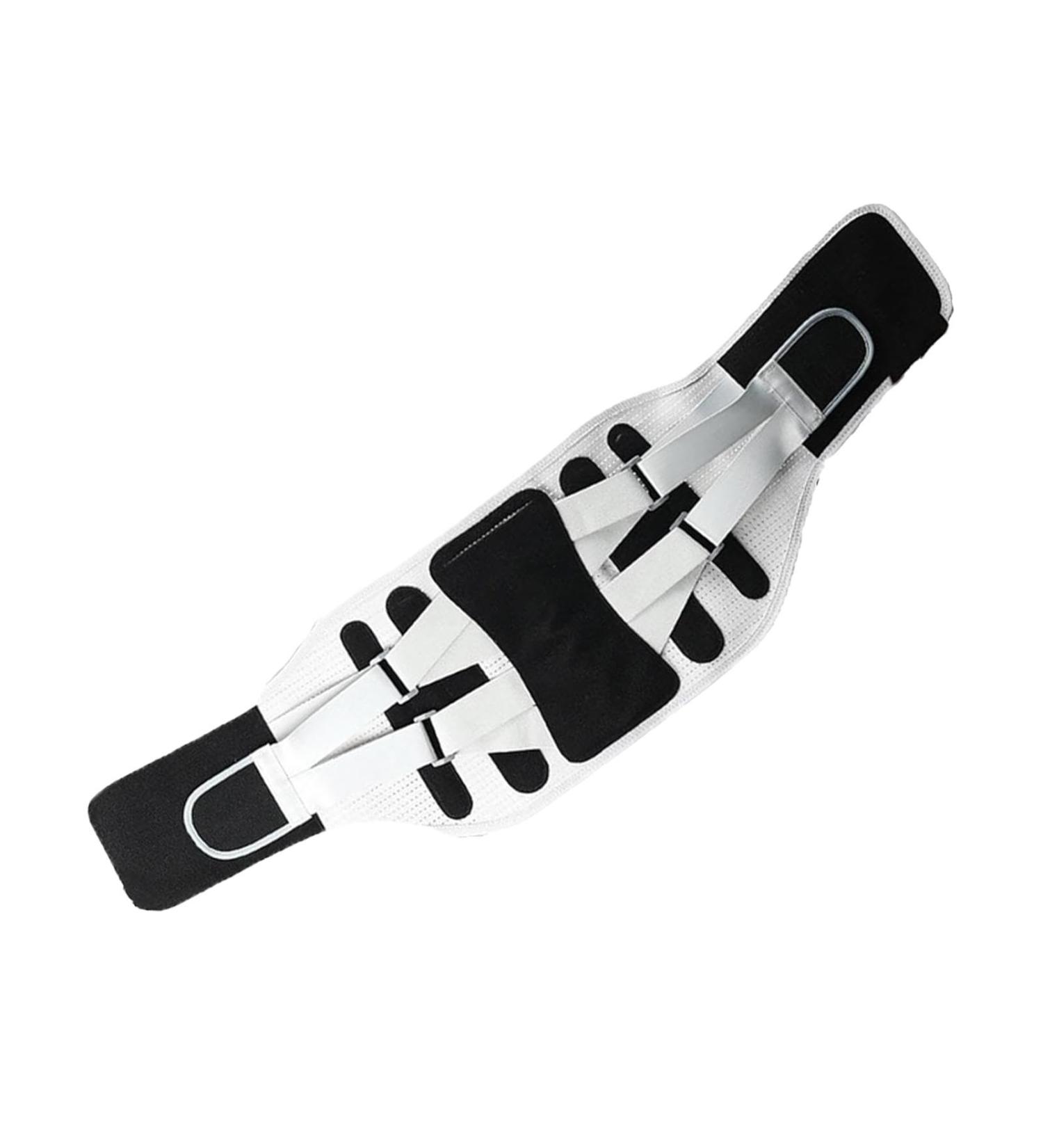 Back Support Belt - Lumbar Traction Device - Waist Lumbar Lower Back Support Belt for Women Men Back Reliever Spinal Belt Back Relief Strap Black C - Buy Online on GoSupps.com