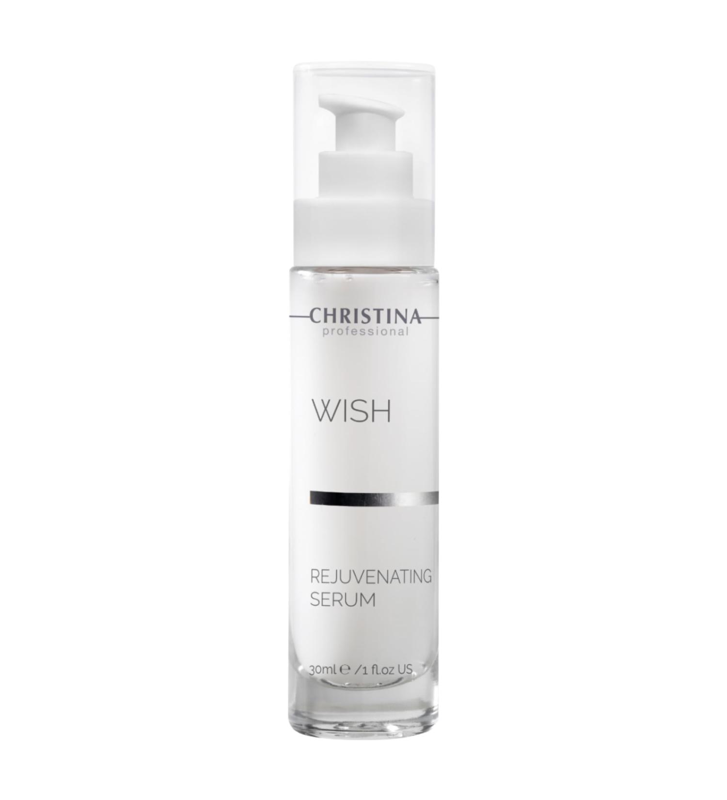 Christina Wish Rejuvenating Peptide Serum for All Skin Types | Hydrating Anti-Aging Face Serum with Hyaluronic Acid | 30ml - Buy Online on GoSupps.com