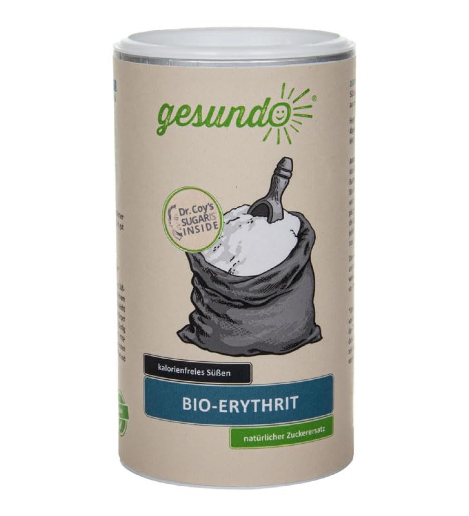 Buy gesundo ORGANIC Erythritol 350g - Natural Sugar Substitute & Healthy Alternative for International Shipping - Buy Online on GoSupps.com