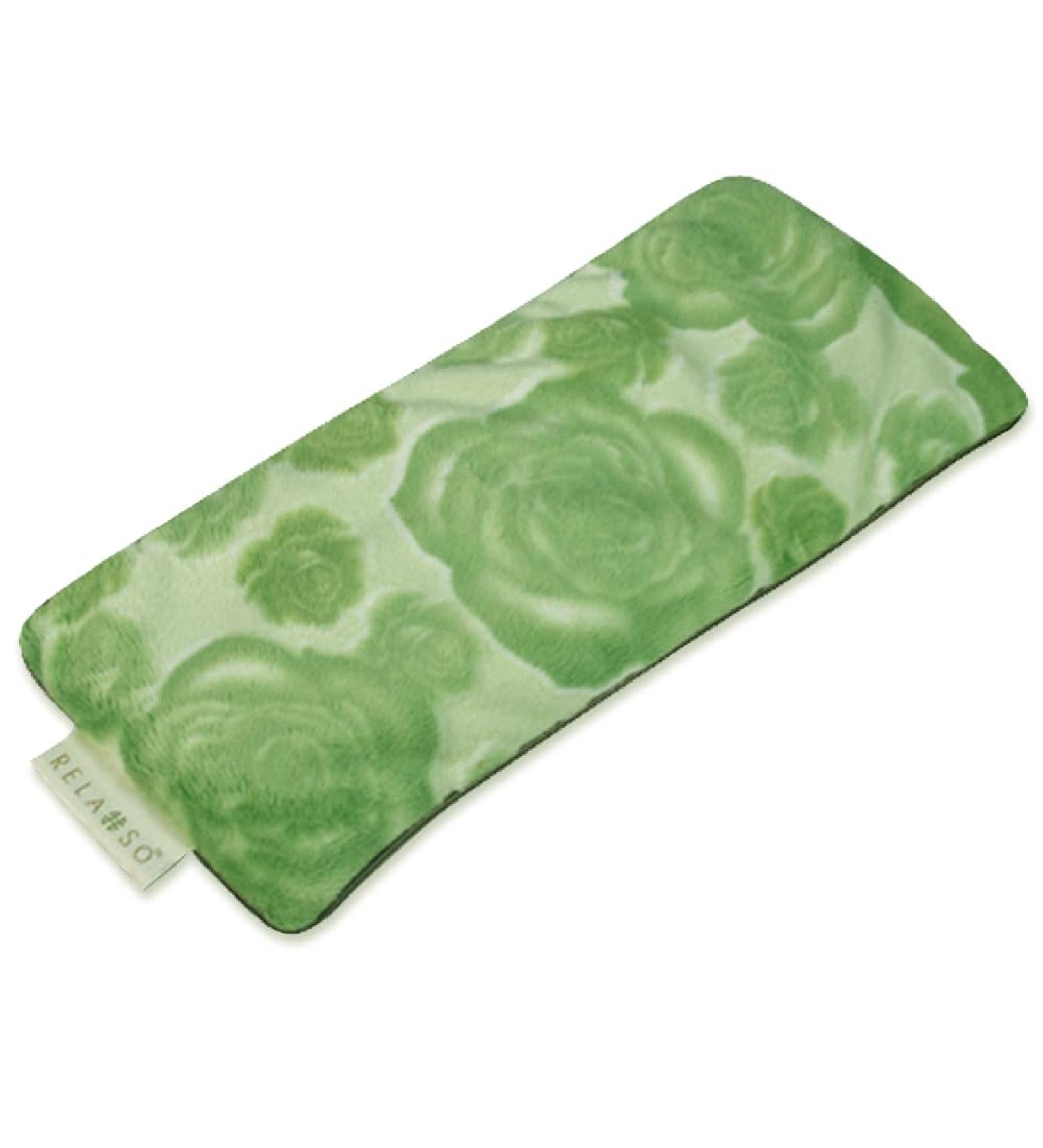 Relaxso Flaxseed Pain-Out Bamboo Eye Pillow with Lavender - Sage Floral Plush - Buy Online on GoSupps.com