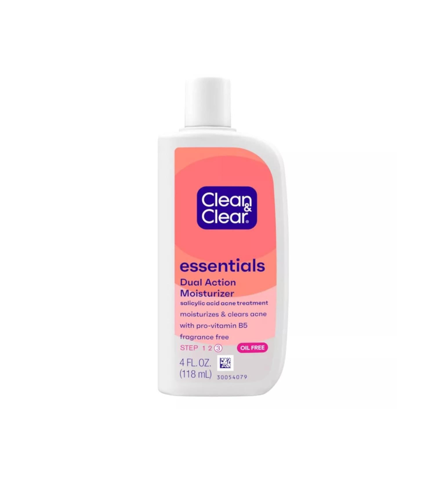 Cln&Clr Dual Moist 4 Oz - Oil-Free Dual Action Moisturizer for Clear Skin | International Shipping Available - Buy Online on GoSupps.com