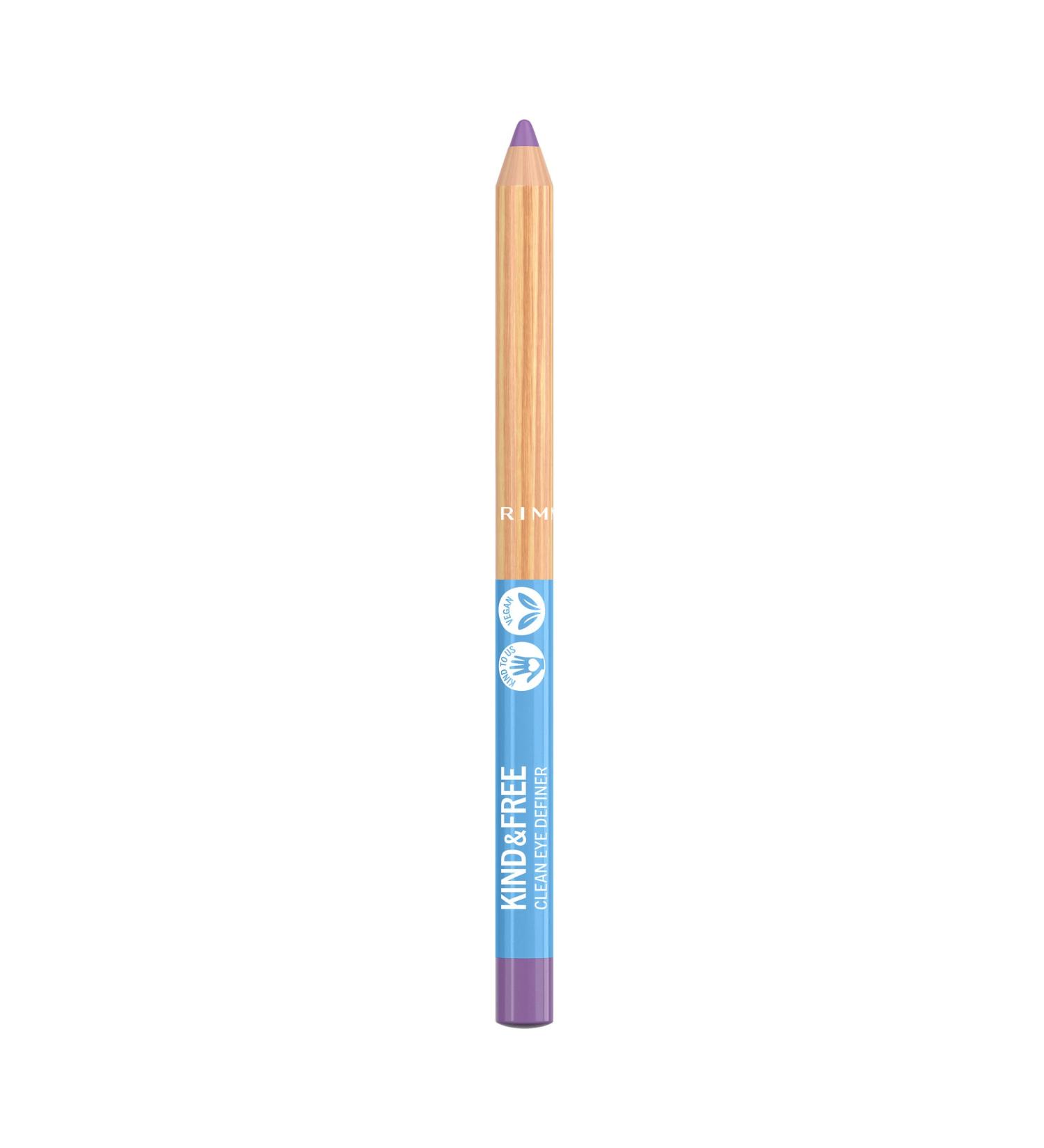 Rimmel Kind & Free Eye Liner Grape Pack of 2 - Vegan Formula for Sensitive Eyes - Buy Online on GoSupps.com