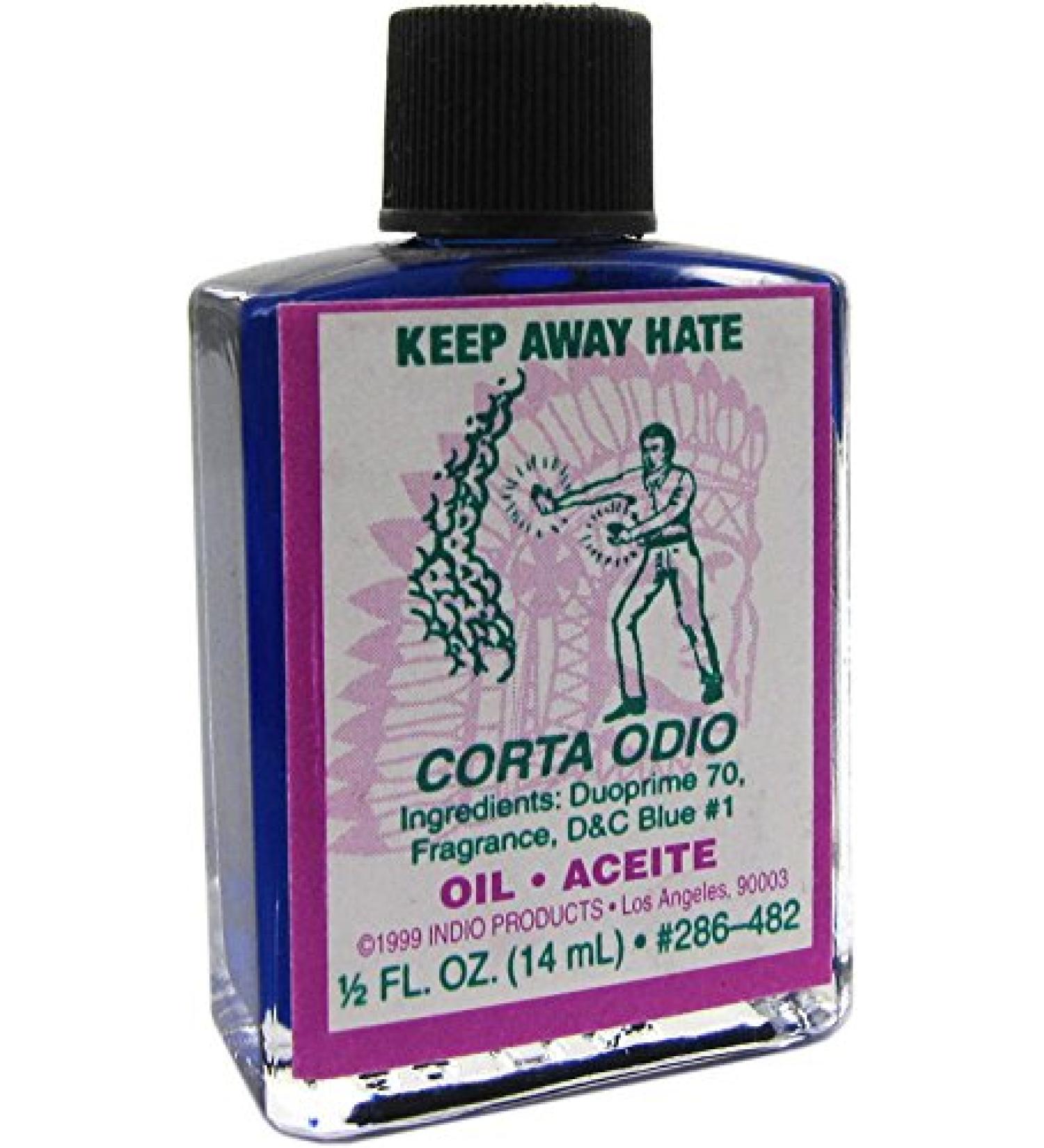 INDIO Oil- Keep Away Hate 1/2oz