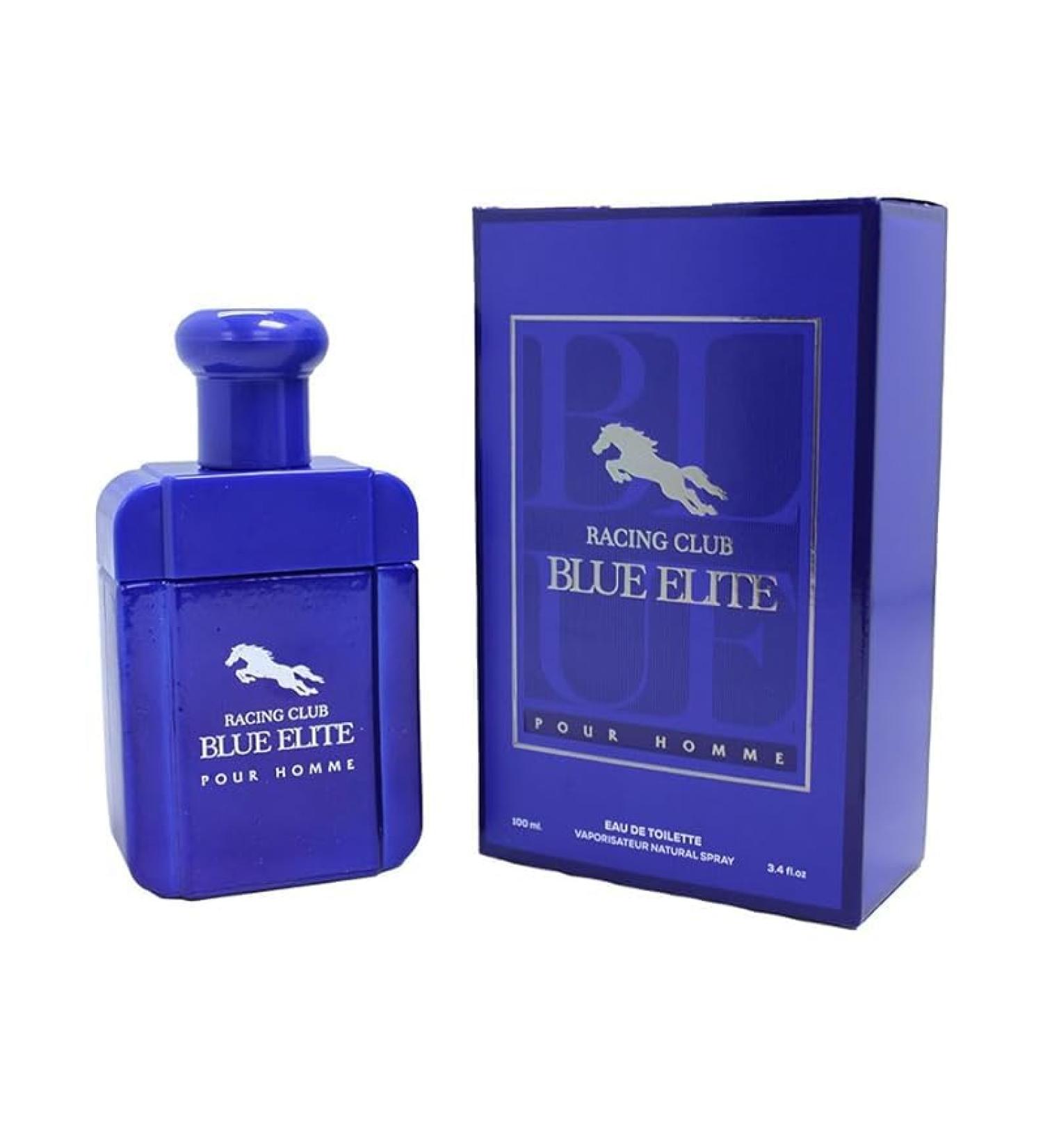 Racing Club BLUE ELITE Cologne Eau de Parfum Woody Aromatic fragrance for men. 3.4 fl oz - Buy Online on GoSupps.com