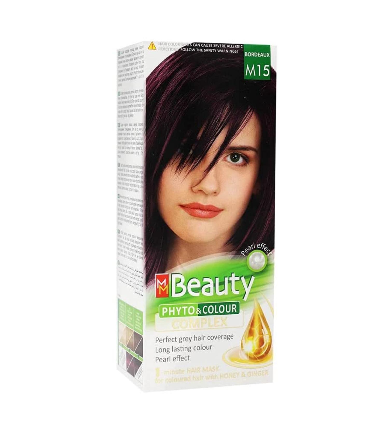 Elea MM Beauty Permanent Hair Color MM Beauty & Phyto Color Complex 125g - No. M15 Bordeaux