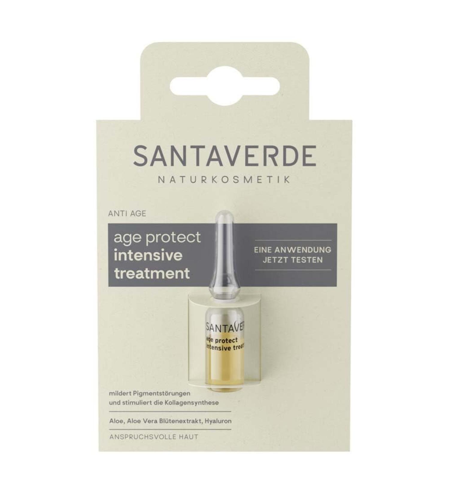 Santaverde Age Protect Traitement intensif 1 ampoule 1 ml