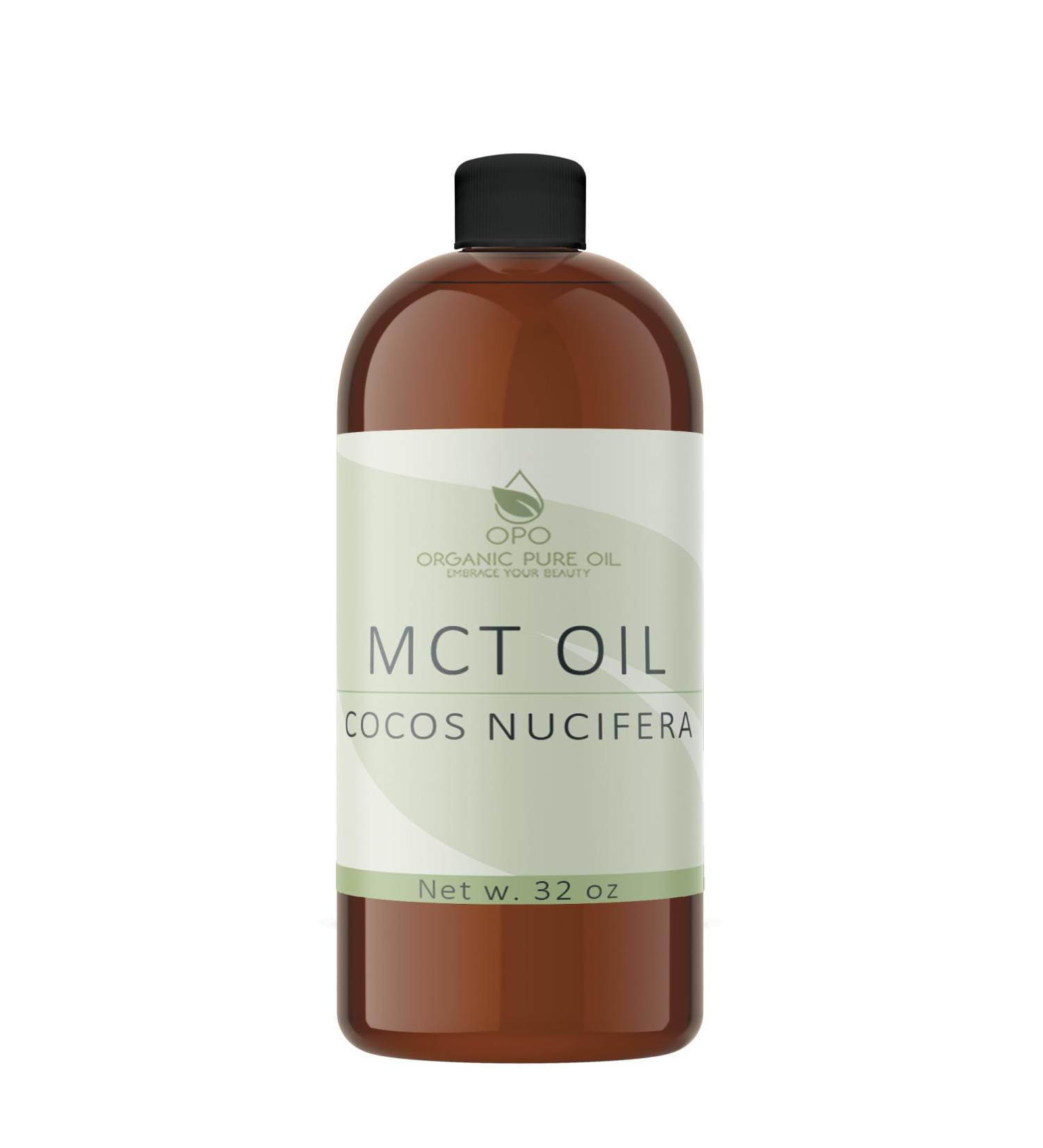Fractionated Coconut Oil - Carrier Oil, Undiluted, Non-GMO, from Coconut Fruit not Palm - 32 oz - C8 C10, Natural, MCT, Carrier, Vegan for Skin, Hair, Nails, Body - Packaging May Vary - Buy Online on GoSupps.com