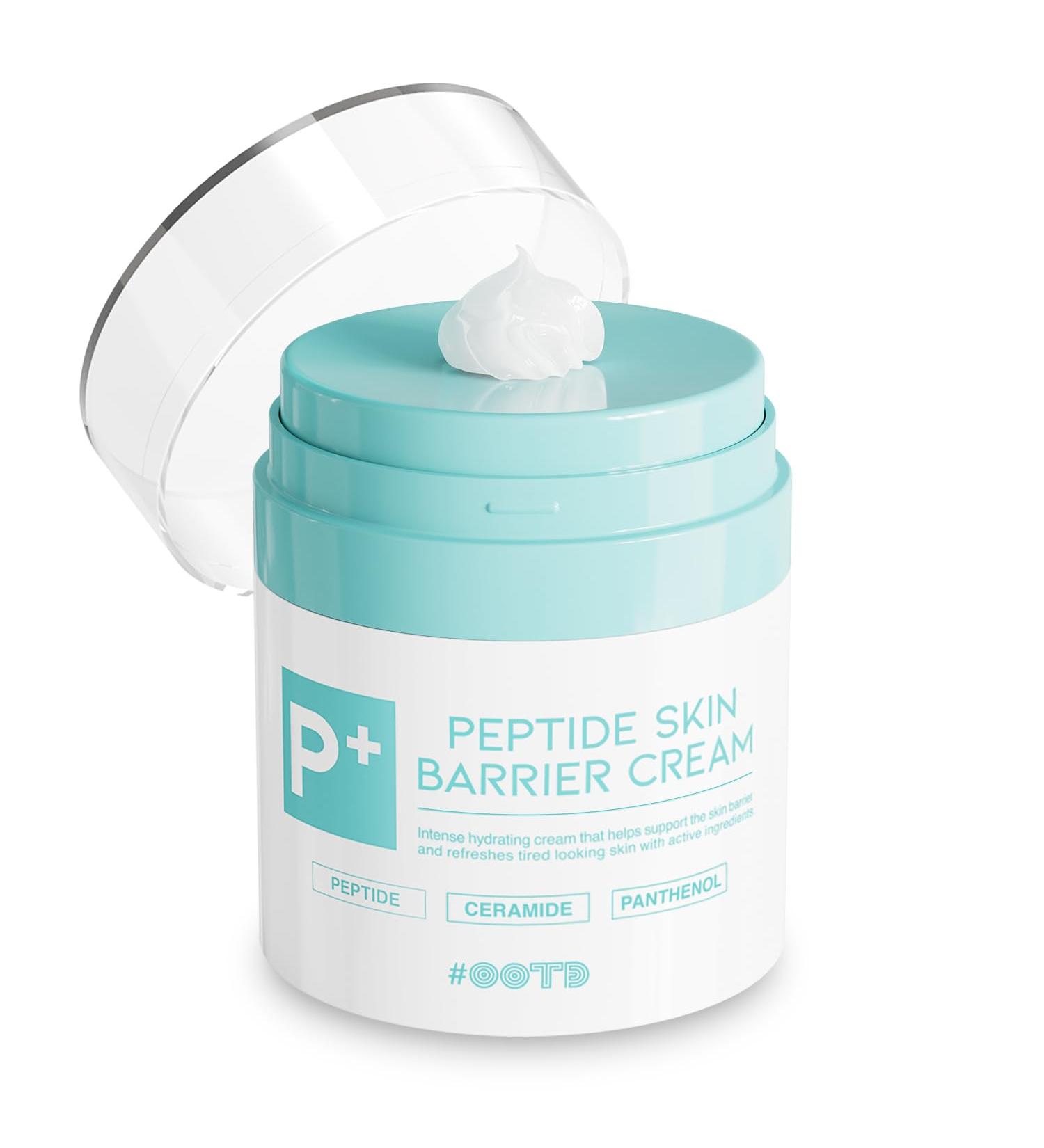 Peptide Moisturizer Cream for Dry & Sensitive Skin | Anti-Aging Hydrating Face Cream with Ceramide & Panthenol - 1.69 FL.OZ - Buy Online on GoSupps.com