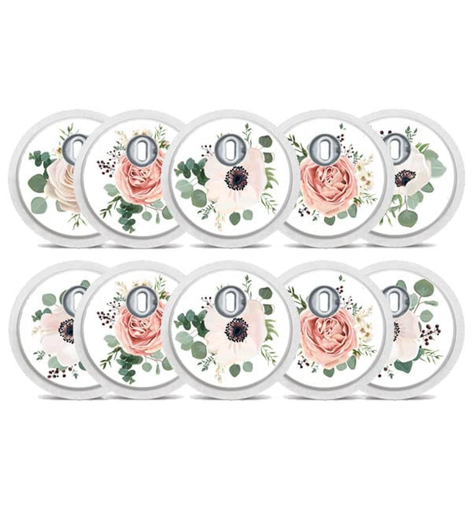FreeStyle Libre 3 Sensor Sticker Set - 10 Floral Stickers for Sensors | Diasticker | International Shipping - Buy Online on GoSupps.com