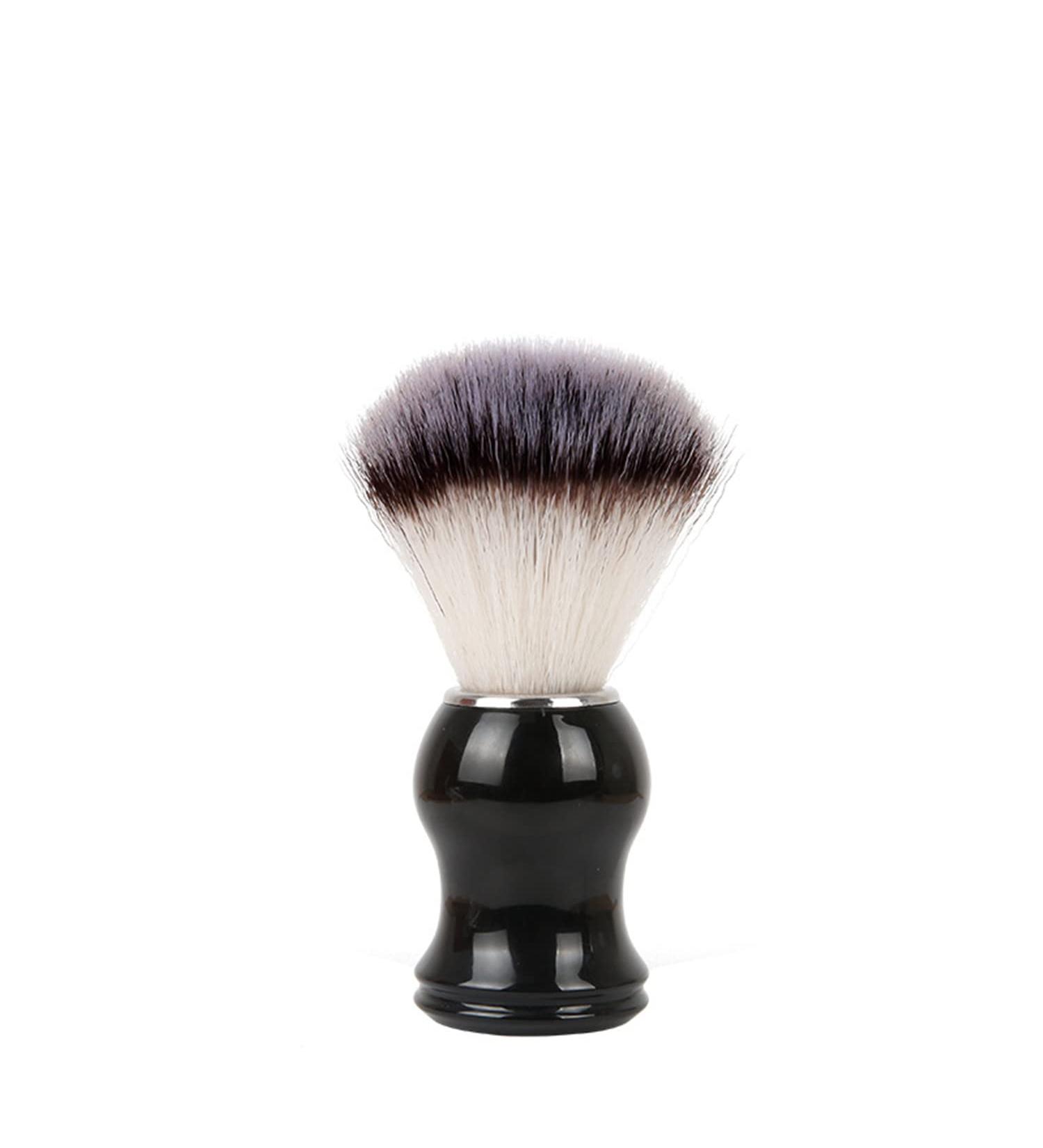 Wooden Handle Nylon Hair Shaving Brush | Luxury Exfoliating Synthetic Mens Shaving Brush - Buy Online on GoSupps.com