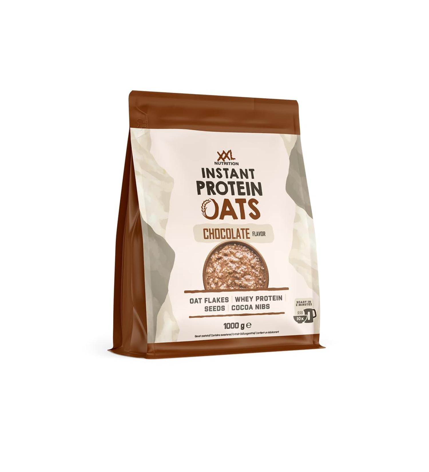 XXL Nutrition Instant Protein Oats 1000 grams Chocolate - Buy Online on GoSupps.com