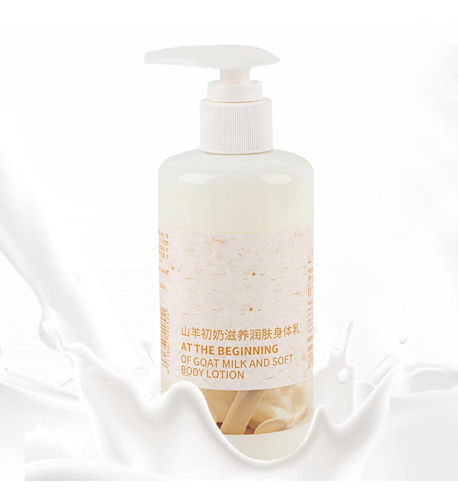 Natural Goat Milk Body Lotion | Strong Hydration & Skin Lightening | 250ml Moisturizing Cream for Dry Skin & Chicken Skin Care - Buy Online on GoSupps.com