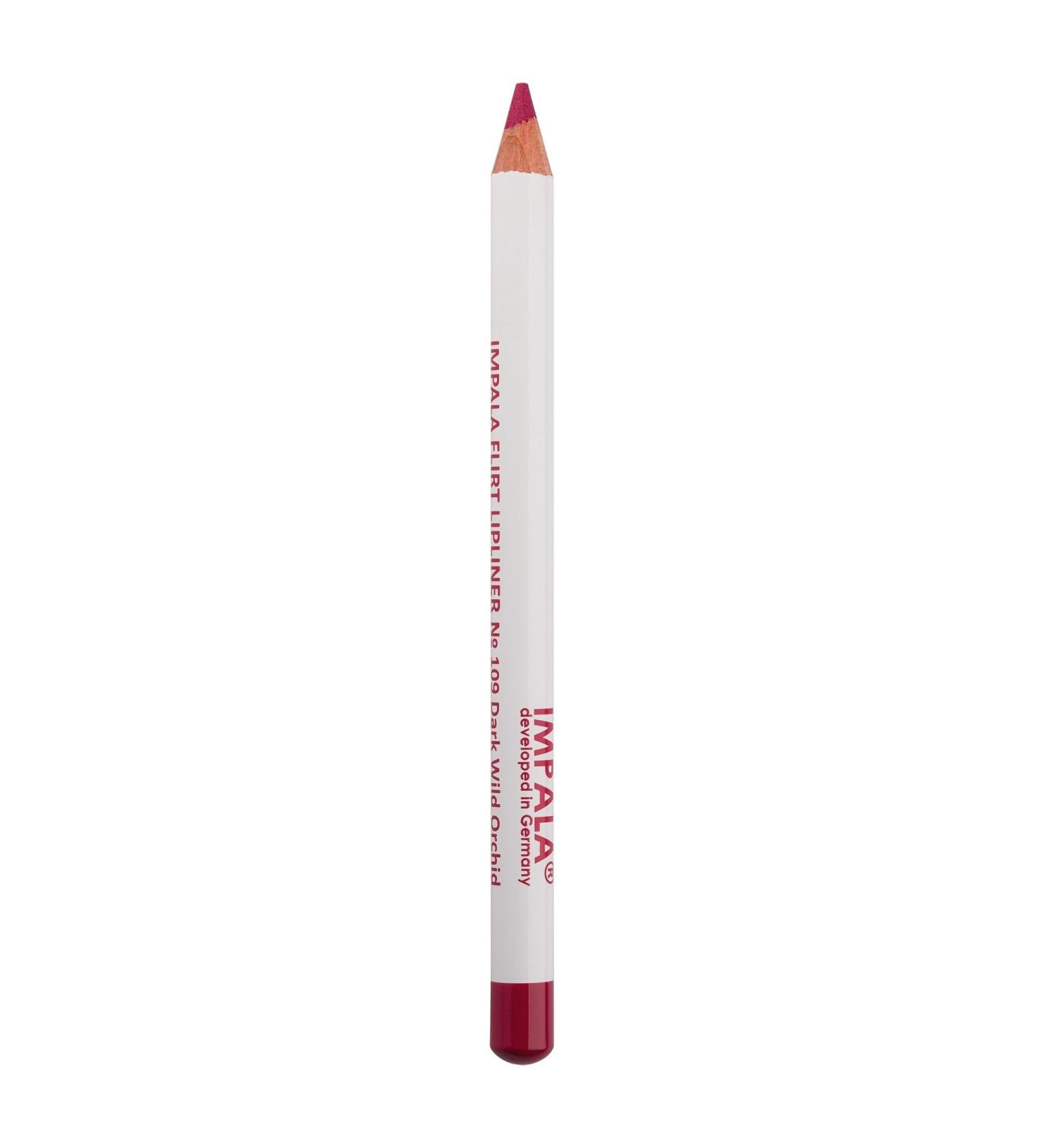 Flirt Matt Lip Liner 109 Dark Wild Orchid - Long-Lasting Waterproof Lip Liner for Bold Lips | Shop Internationally - Buy Online on GoSupps.com