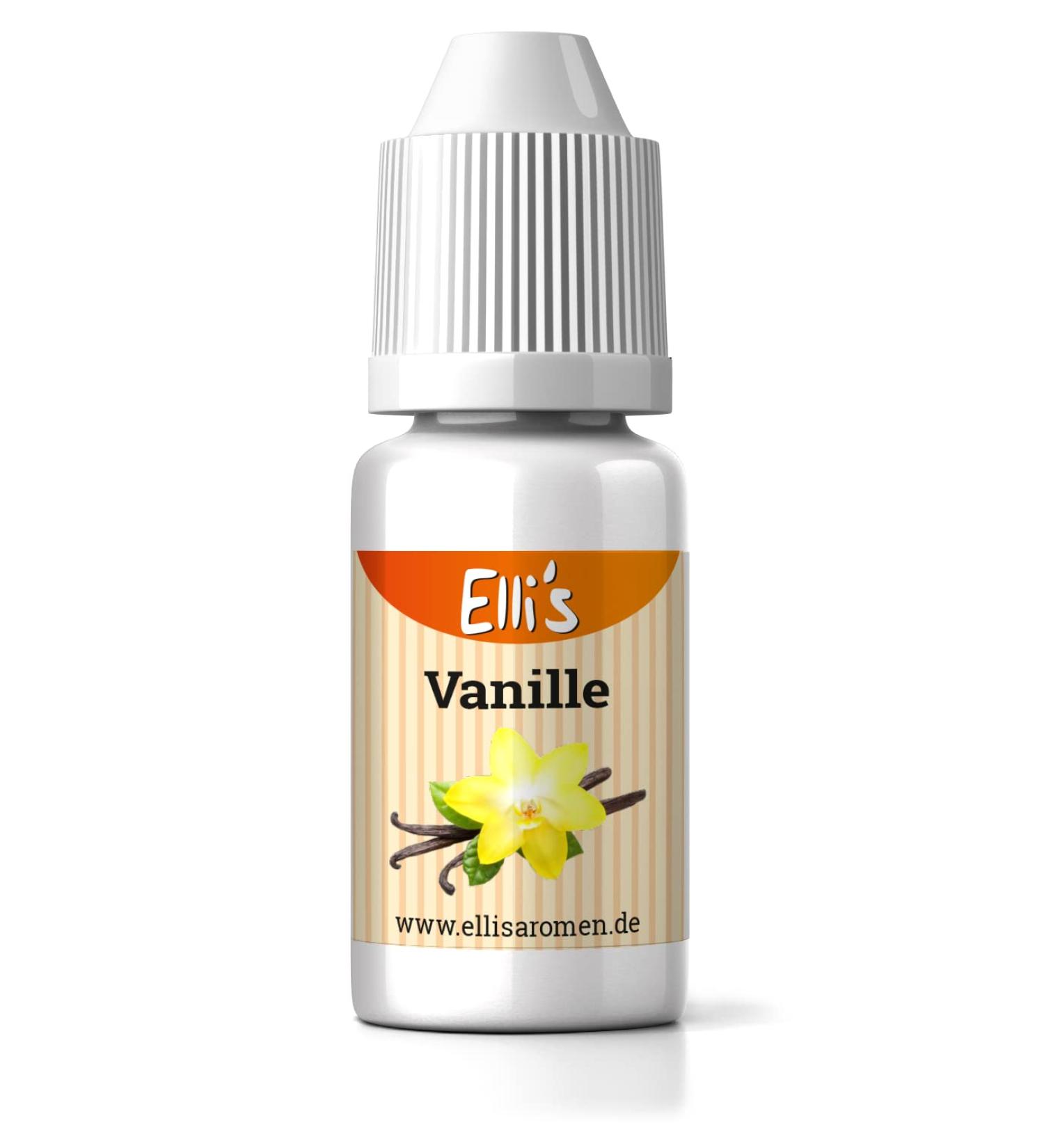 Ellis Flavors Vanilla Natural-Identical Food Flavor | 10ml | Ideal for Food & Drinks | International Shipping Available - Buy Online on GoSupps.com