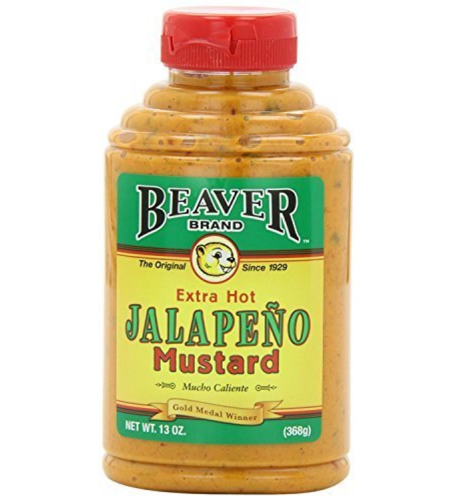 Beaver Brand BEAVER Brand Beaver Brand Jalapeno Extra Hot Mustard 368.5 g