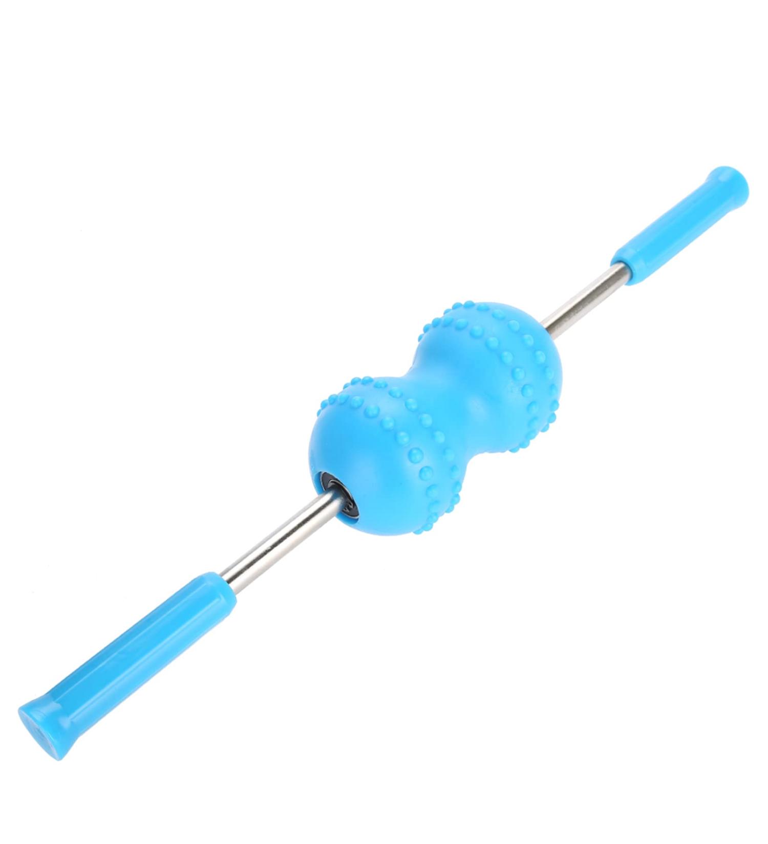 Muscle Roller Stick & Yoga Massage Scooter | Pain Relief & Increased Blood Circulation | Sore Muscle Relief with Pressure Points - Buy Online on GoSupps.com
