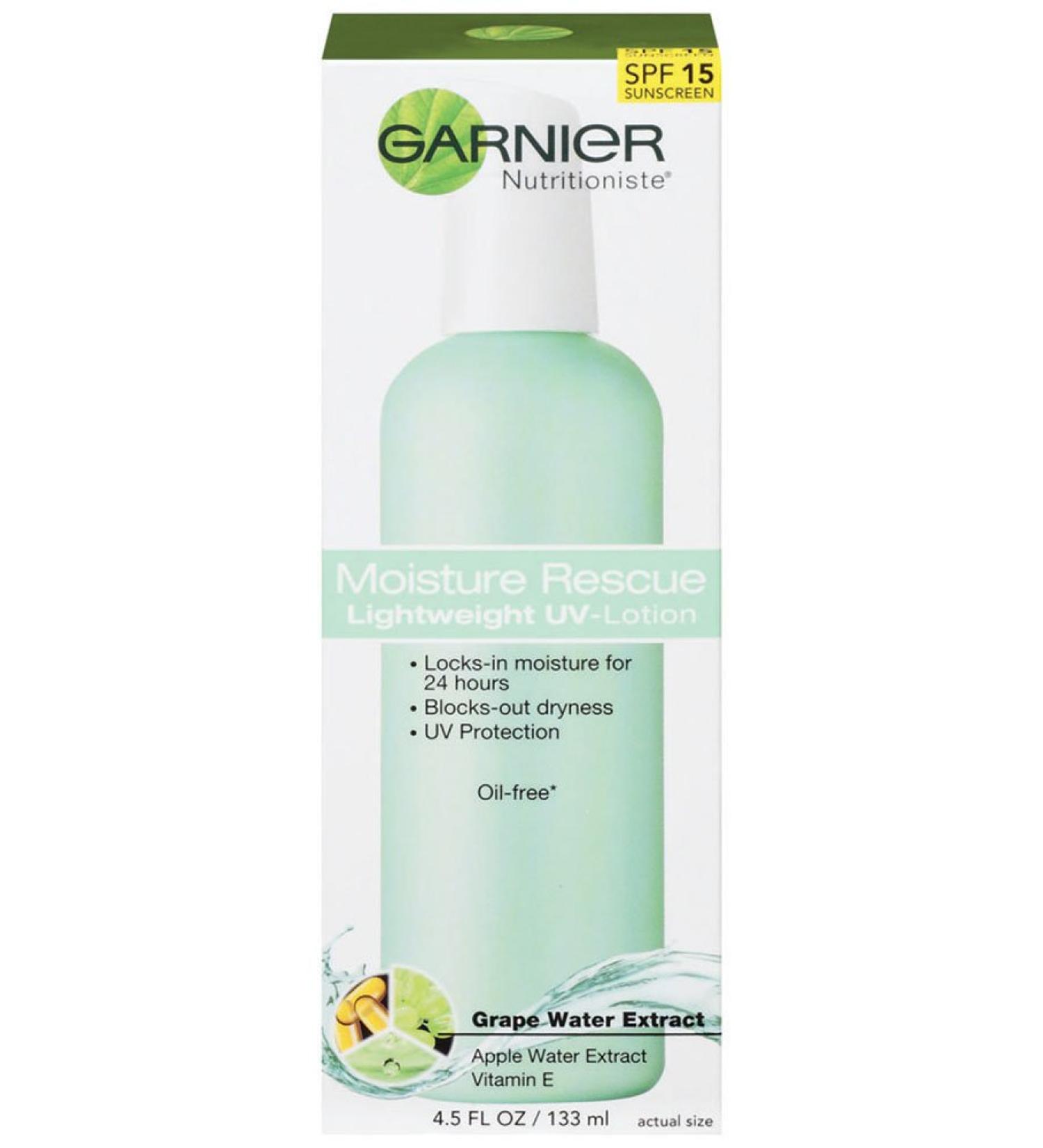 Garnier Moisture Rescue Lightweight UV Lotion SPF 15 4.50-Fluid Ounces