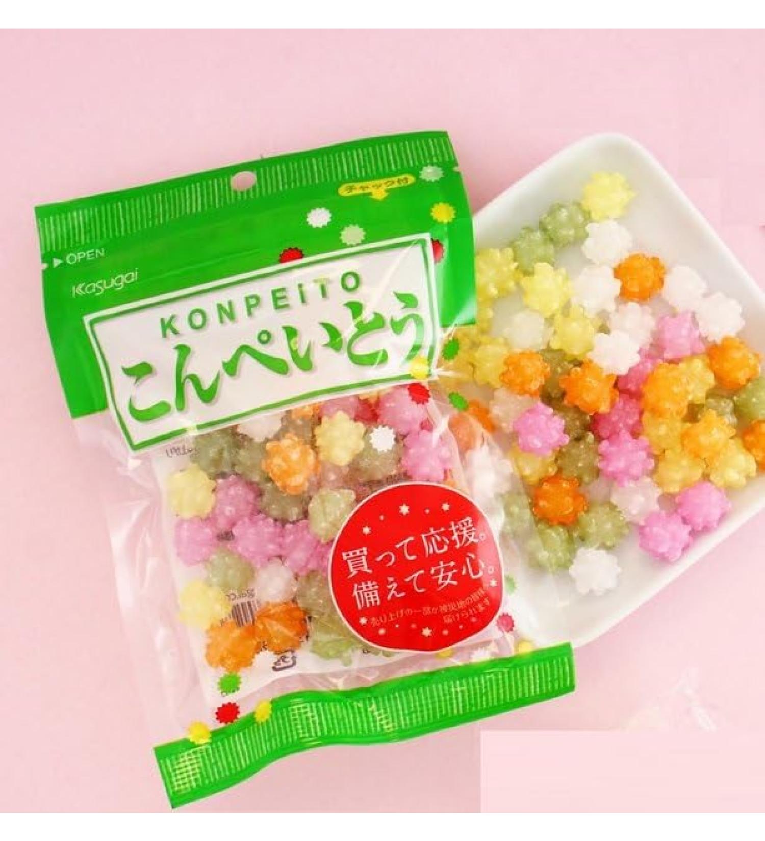 JAPAN Colorful Konpeito Sugar Candy KASUGAI - Buy Online on GoSupps.com