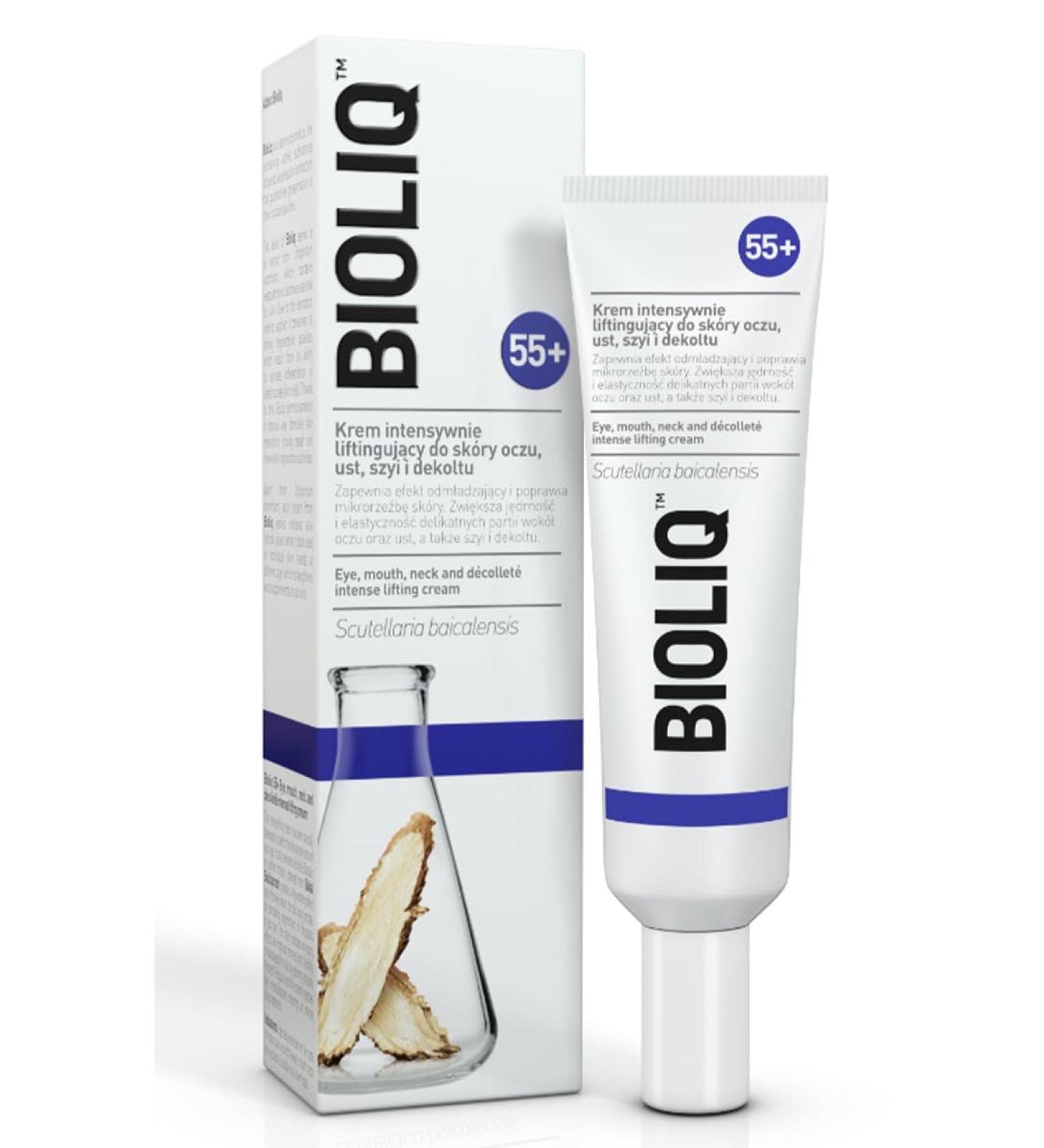 BIOLIQ 55+ Eye mouth neck and d collet intense lifting cream - 30 ml - Buy Online on GoSupps.com