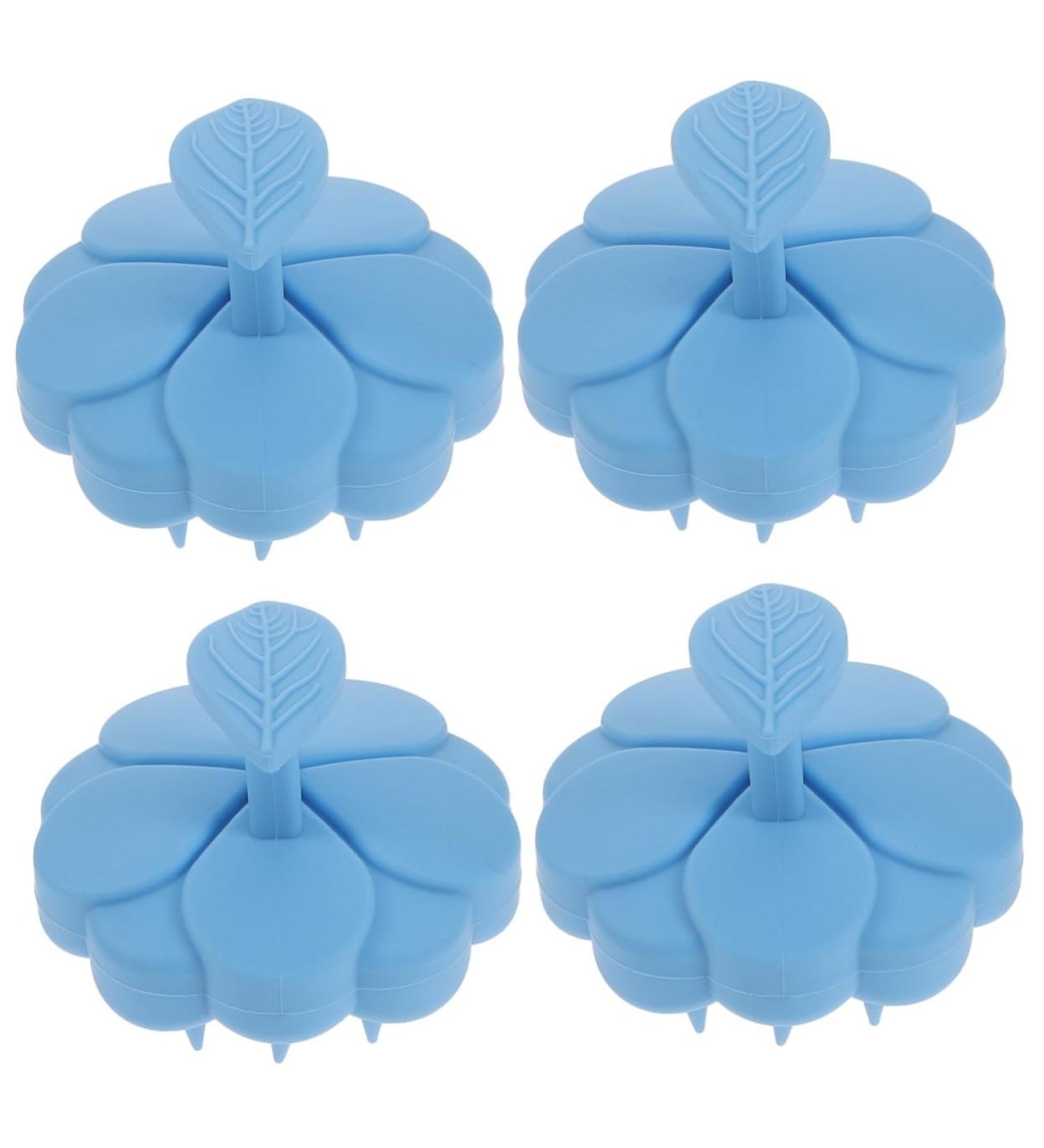 Magiclulu 4-Piece Scalp Massage Brush Set - Durable Abrasion-Resistant Scalp Cleaner for Kids & Adults - Ideal for Home Use - Buy Online on GoSupps.com