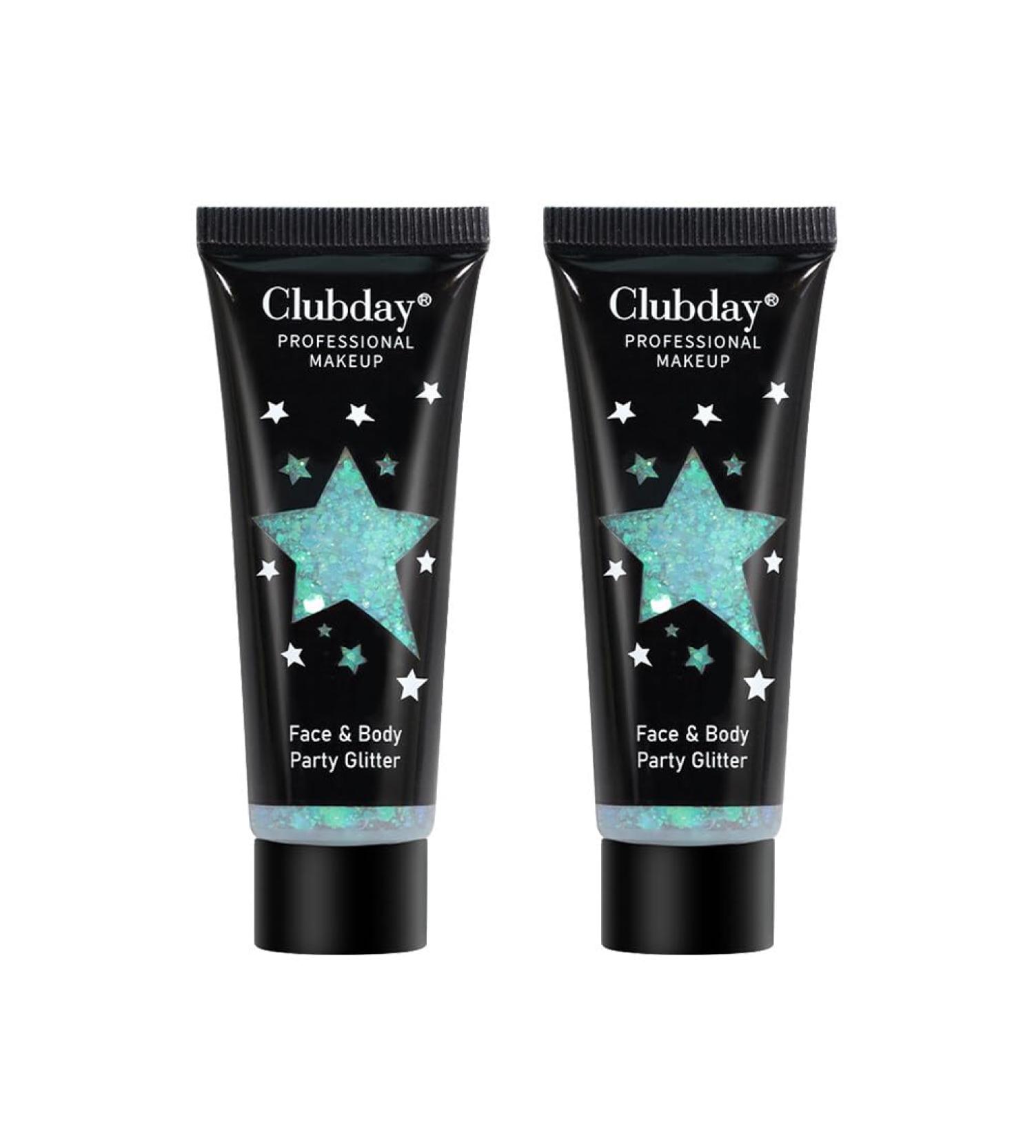 2 Pack Glitter Gel - Chunky Sequin Face & Nail Shimmer for Festivals & Parties | Long-Lasting Eye Shadow - Buy Online on GoSupps.com