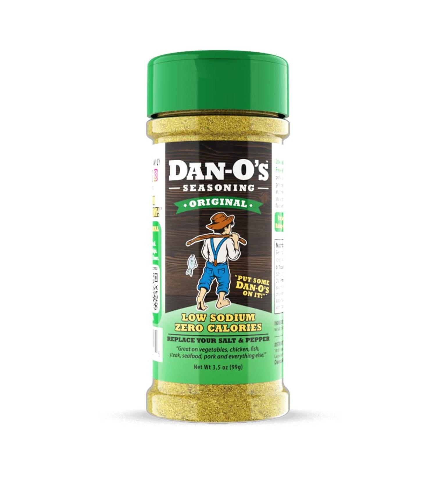 Dan-O's Original Seasoning - All Natural, Sugar Free, Keto | All Purpose Vegetable & Meat Seasoning | Low Sodium Cooking Spices | 3.5 oz - Buy Online on GoSupps.com