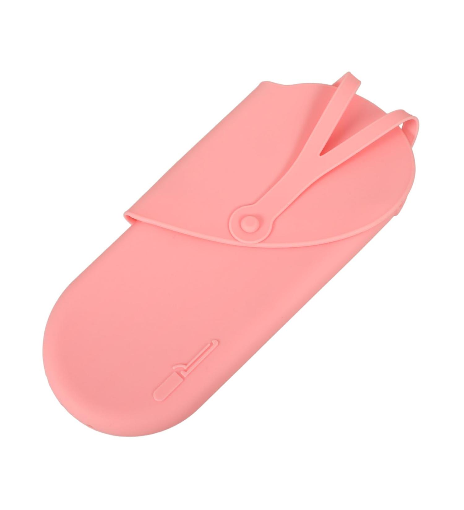 Baluue Curling Iron Storage Bag Hair Crimper Curlers Storage Bags Curling Wand Hair Curler 29.50X13.50X2.00CM Pink - Buy Online on GoSupps.com
