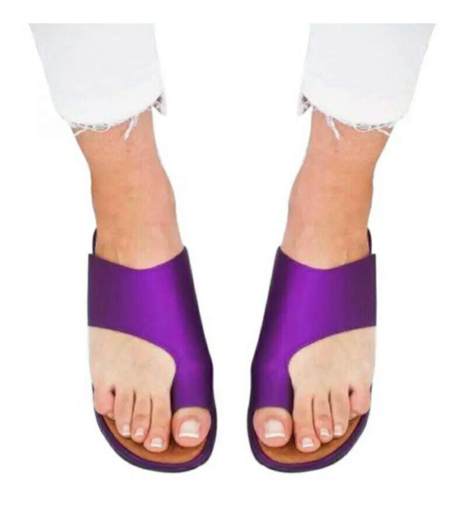 PROPFE Women Toe Straighteners Platform Sandal Bunion Splint Pain Relief Shoes - Hallux Valgus Correction - Comfy Beach Travel Sandal - Buy Online on GoSupps.com