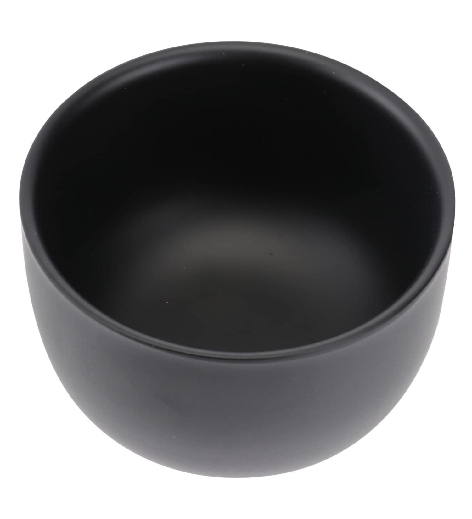 Premium XL Men's Shaving Foam & Soap Bowl Set - Rustproof Steel Shaving Mug | 7x7cm Black - Buy Online on GoSupps.com