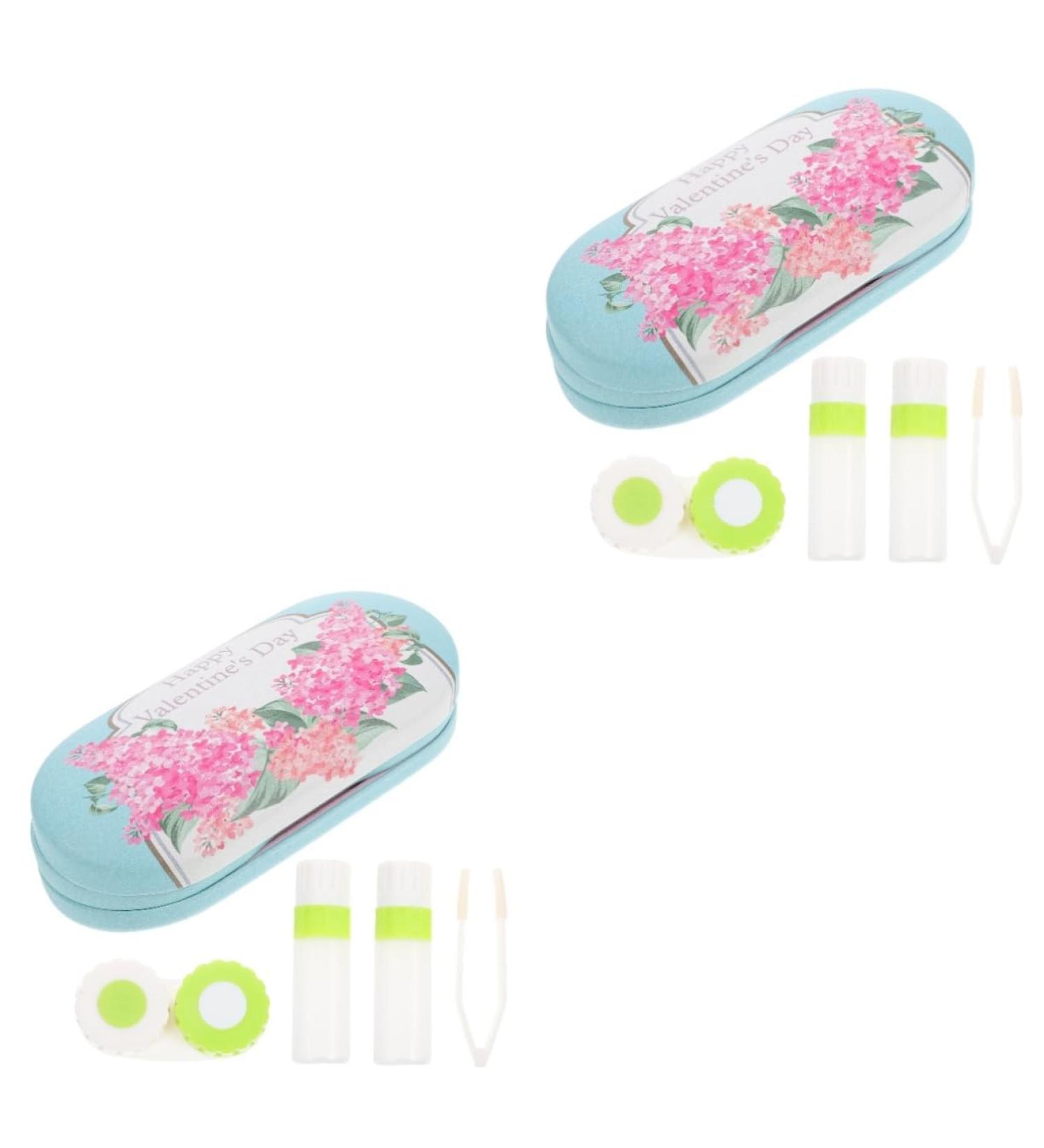 Buy SOLUSTRE Tweezers & Double Layer Glasses Case - PU Leather Eyeglass Frame for Kids | International Shipping Available - Buy Online on GoSupps.com