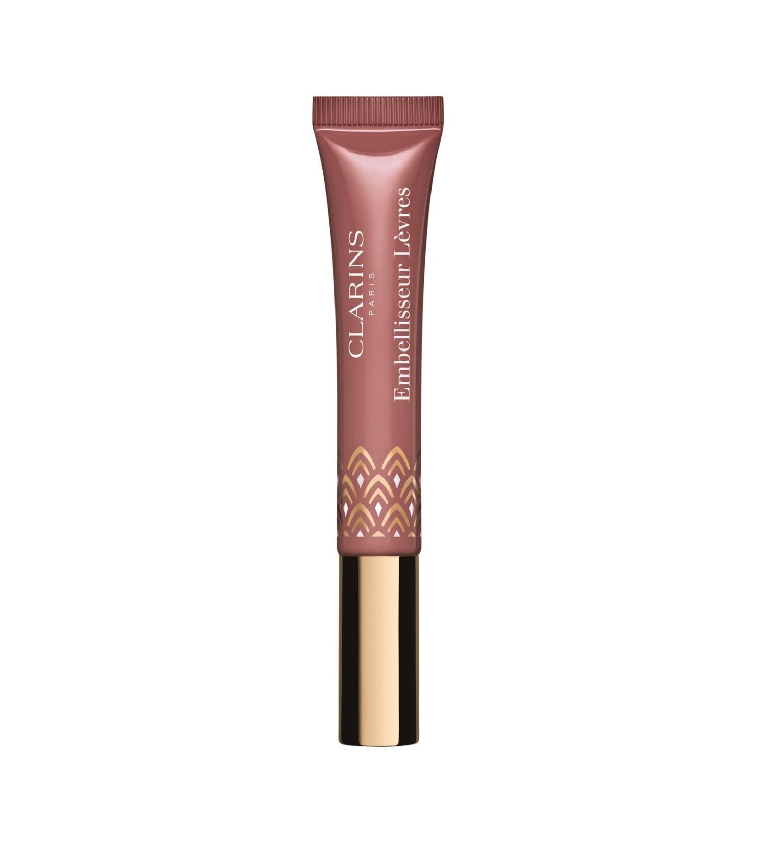 Clarins Natural Lip Perfector | Sheer Finish Lip Gloss | Instant 3D Shine | Nourishing  Hydrating  Softening and Lip Plumping | Contains Natural Plant Extracts With Skincare Benefits | 0.35 Oz 16 - Intense Rosebud